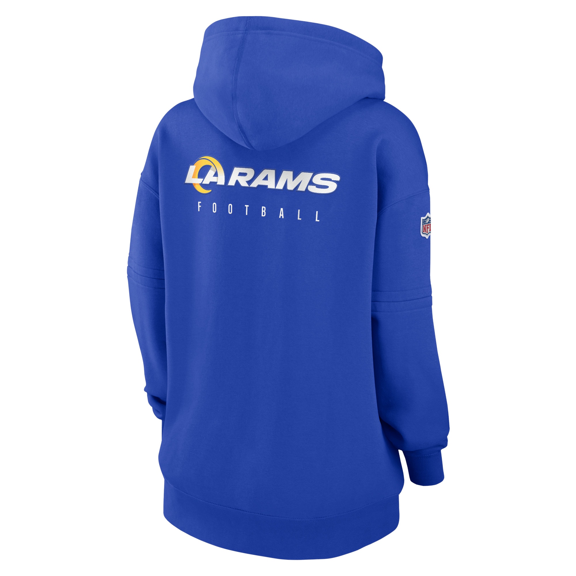 Los Angeles Rams  Women's 2023 Sideline Club Fleece Pullover Hoodie - Royal