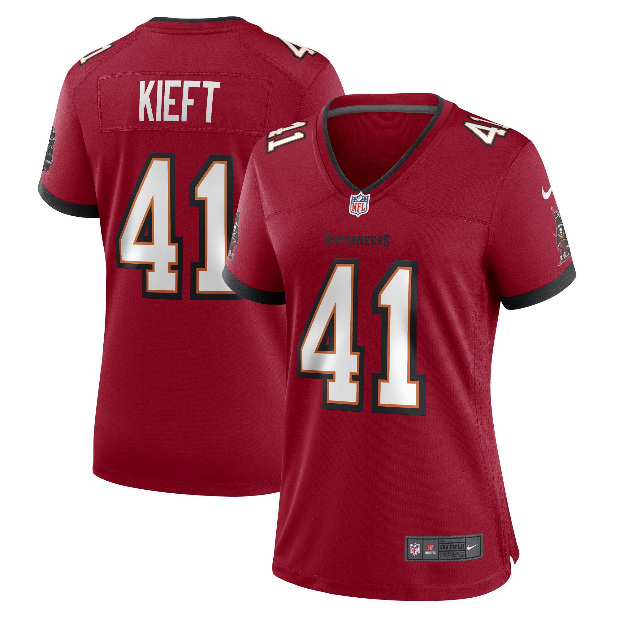 Ko Kieft Tampa Bay Buccaneers  Women's Game Player Jersey - Red