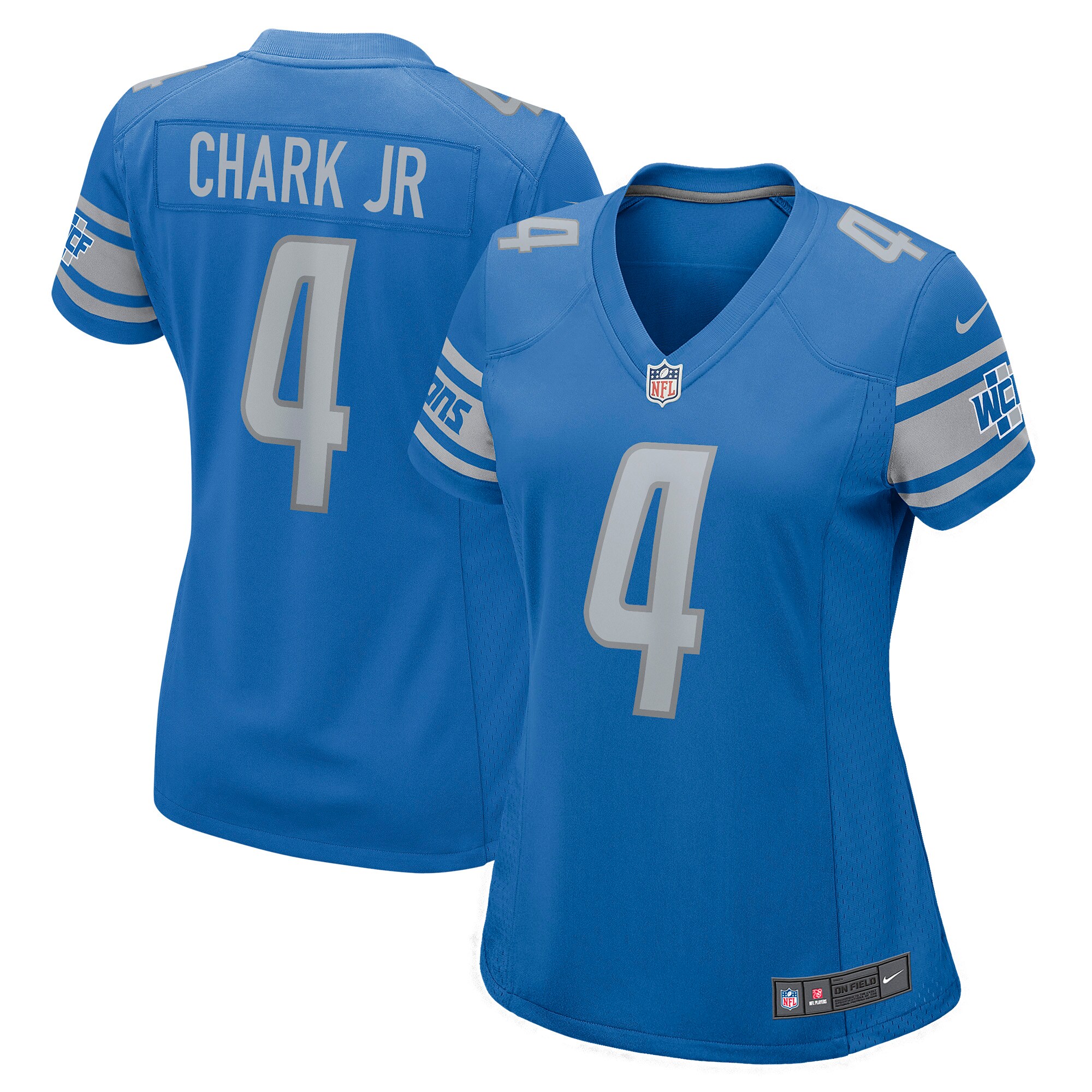 D.J. Chark Detroit Lions  Women's Game Jersey - Blue