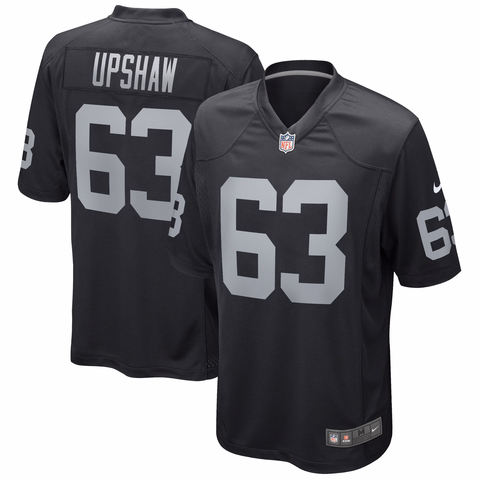 Gene Upshaw Las Vegas Raiders Game Retired Player Jersey - Black