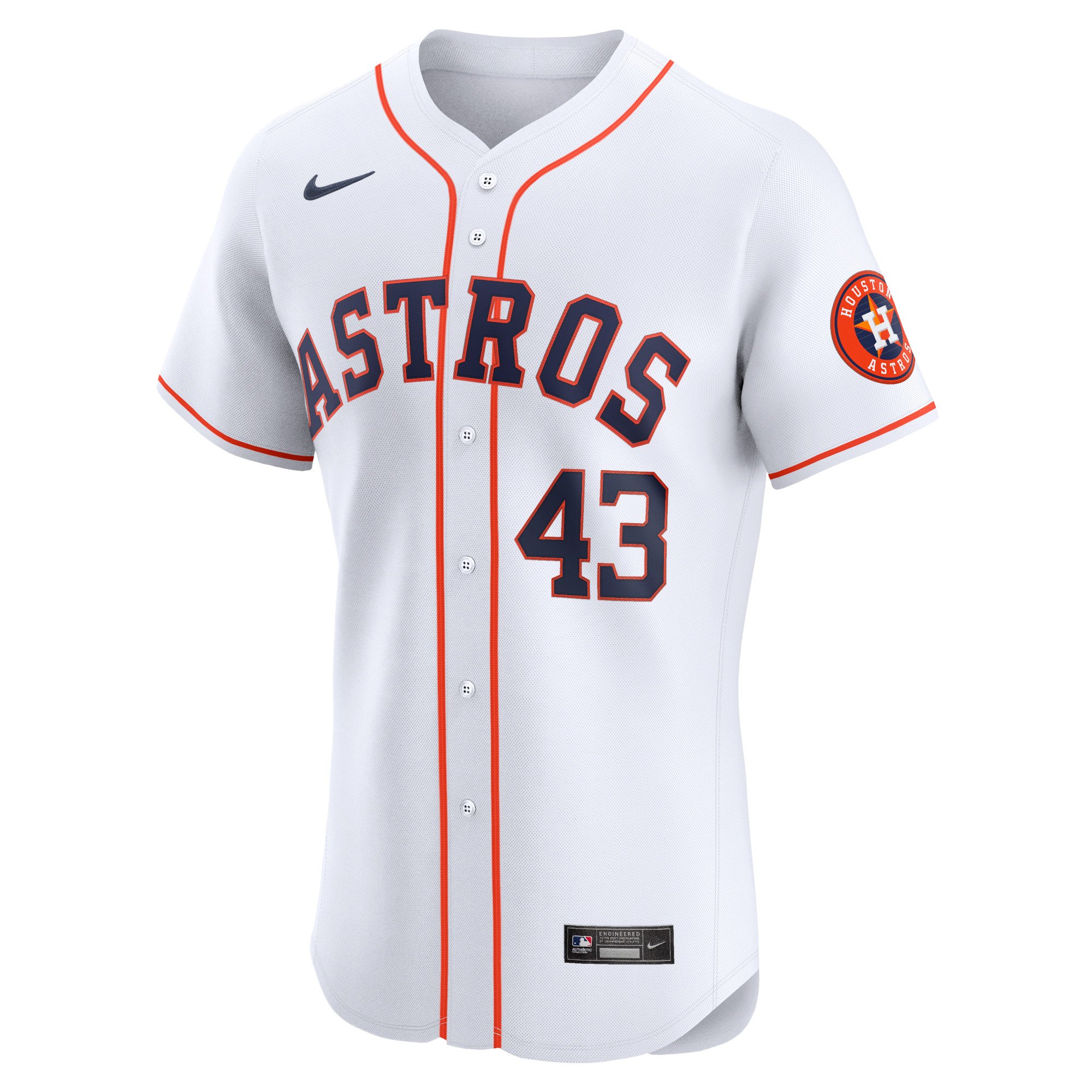 Men's Houston Astros Lance McCullers Jr.  White Home Elite Player Jersey