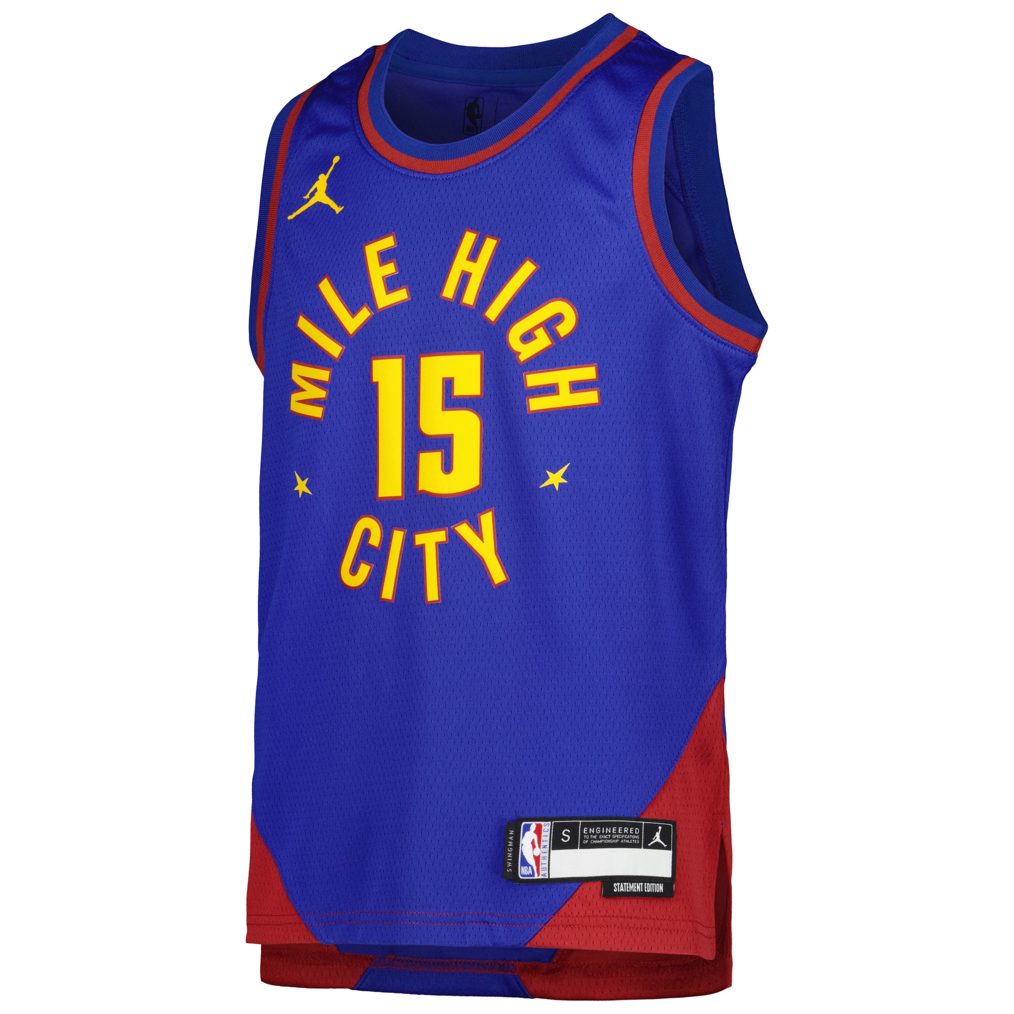 Nikola Jokic Denver Nuggets  Youth Swingman Jersey - Statement Edition - Blue