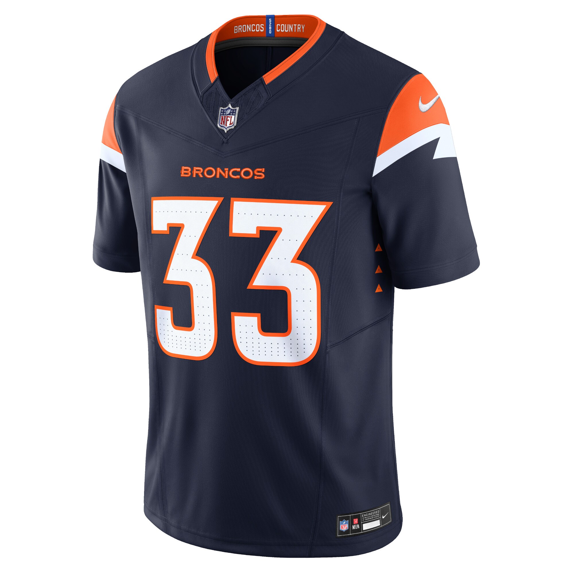 Javonte Williams Denver Broncos Mile High Collection Vapor F.U.S.E. Limited Jersey - Orange
