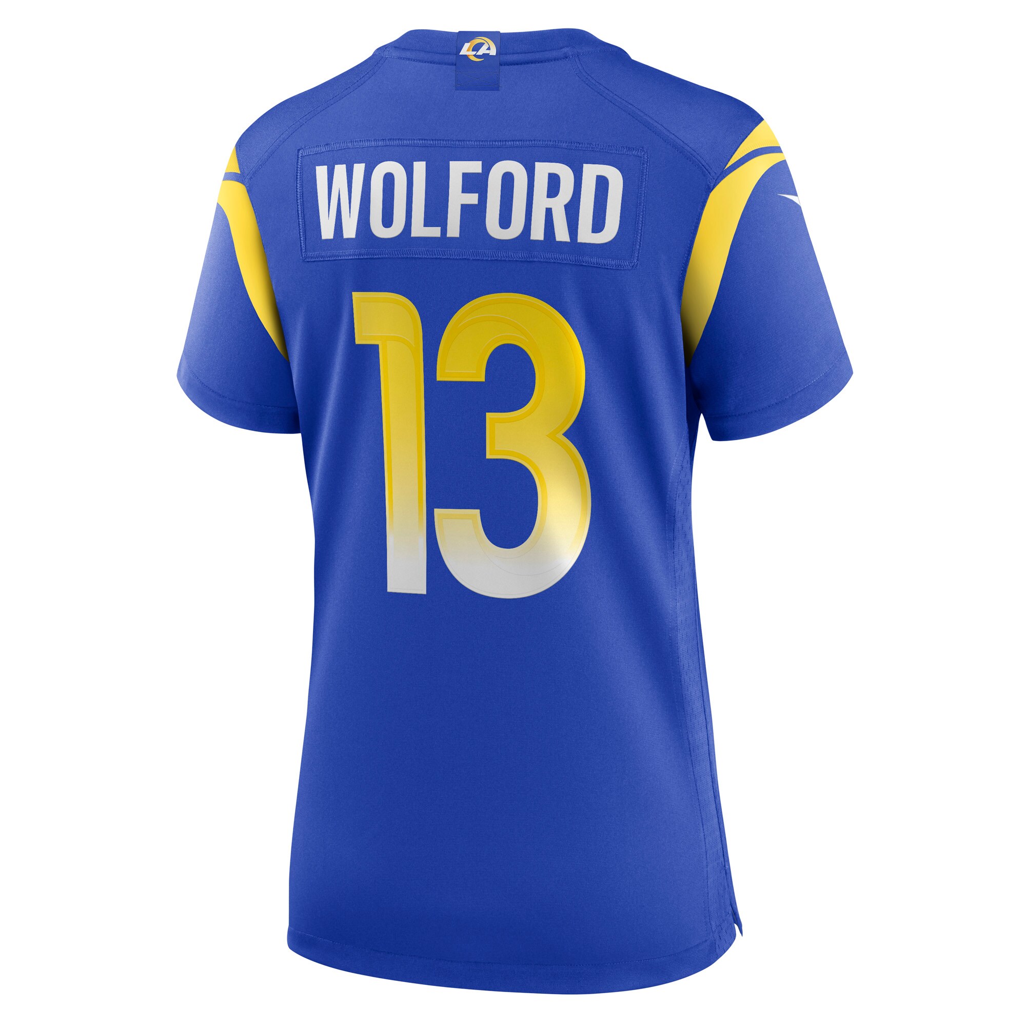John Wolford Los Angeles Rams  Women's Game Player Jersey - Royal