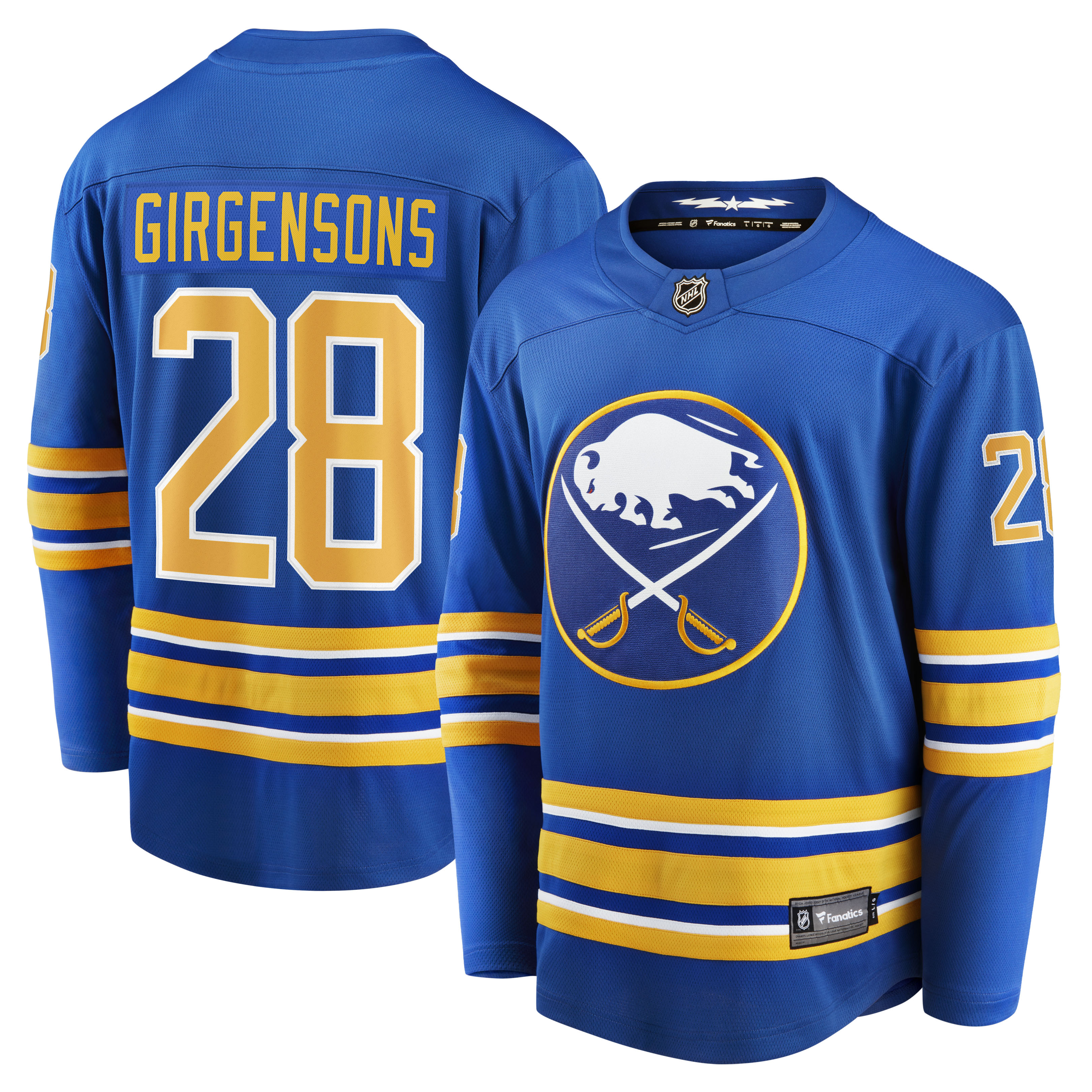 Zemgus Girgensons Buffalo Sabres Home Breakaway Player Jersey - Royal
