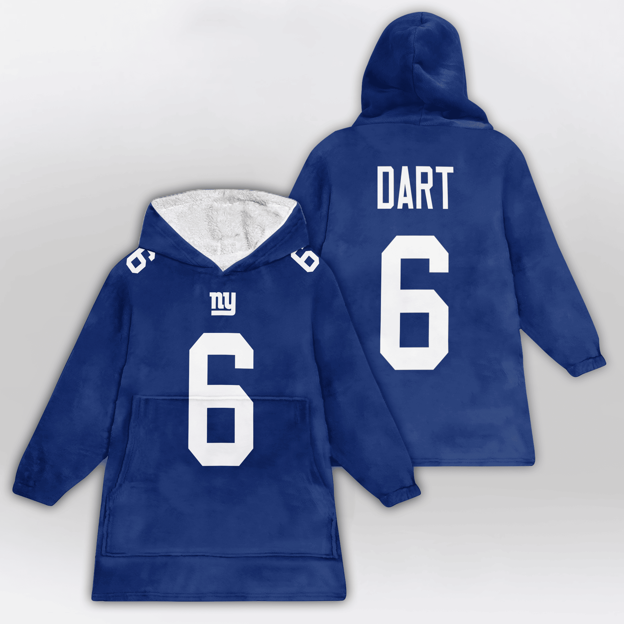 Kid J.D 6 New York G Football Unisex Blanket Hoodie