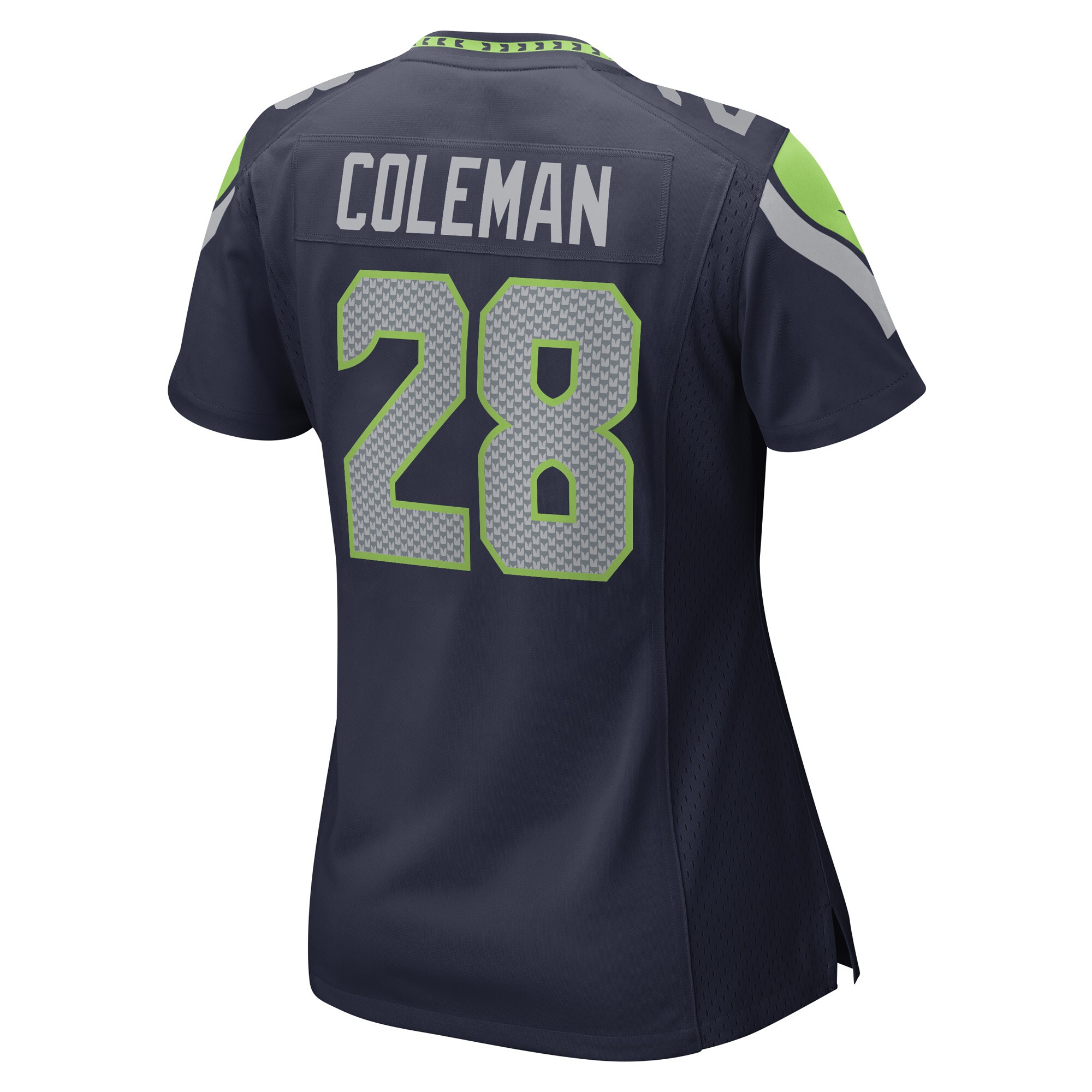 Justin Coleman Seattle Seahawks  Women's Game Player Jersey - College Navy