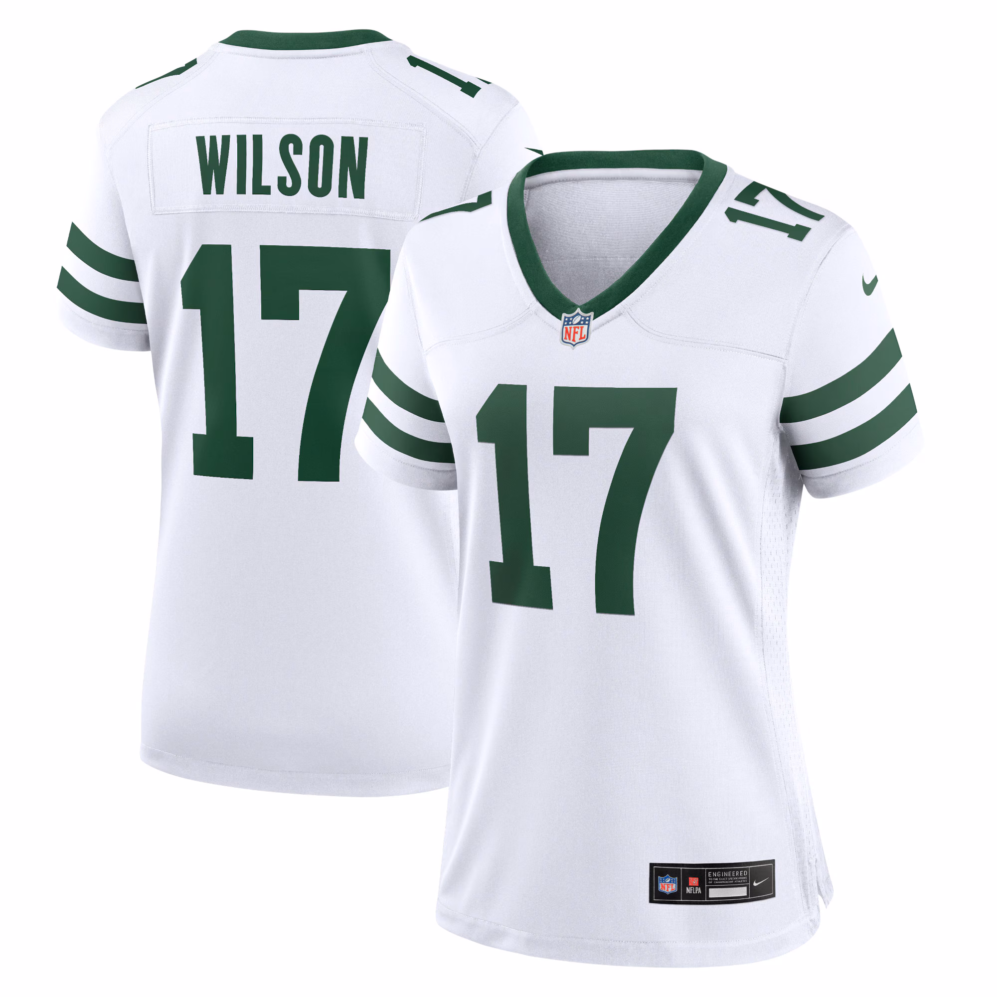 Garrett Wilson New York Jets Women's Game Jersey - Legacy White