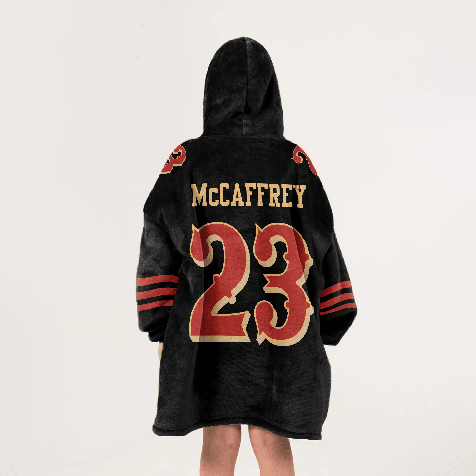 Kid C.M 23 San Francisco 49ers Football Unisex Blanket Hoodie