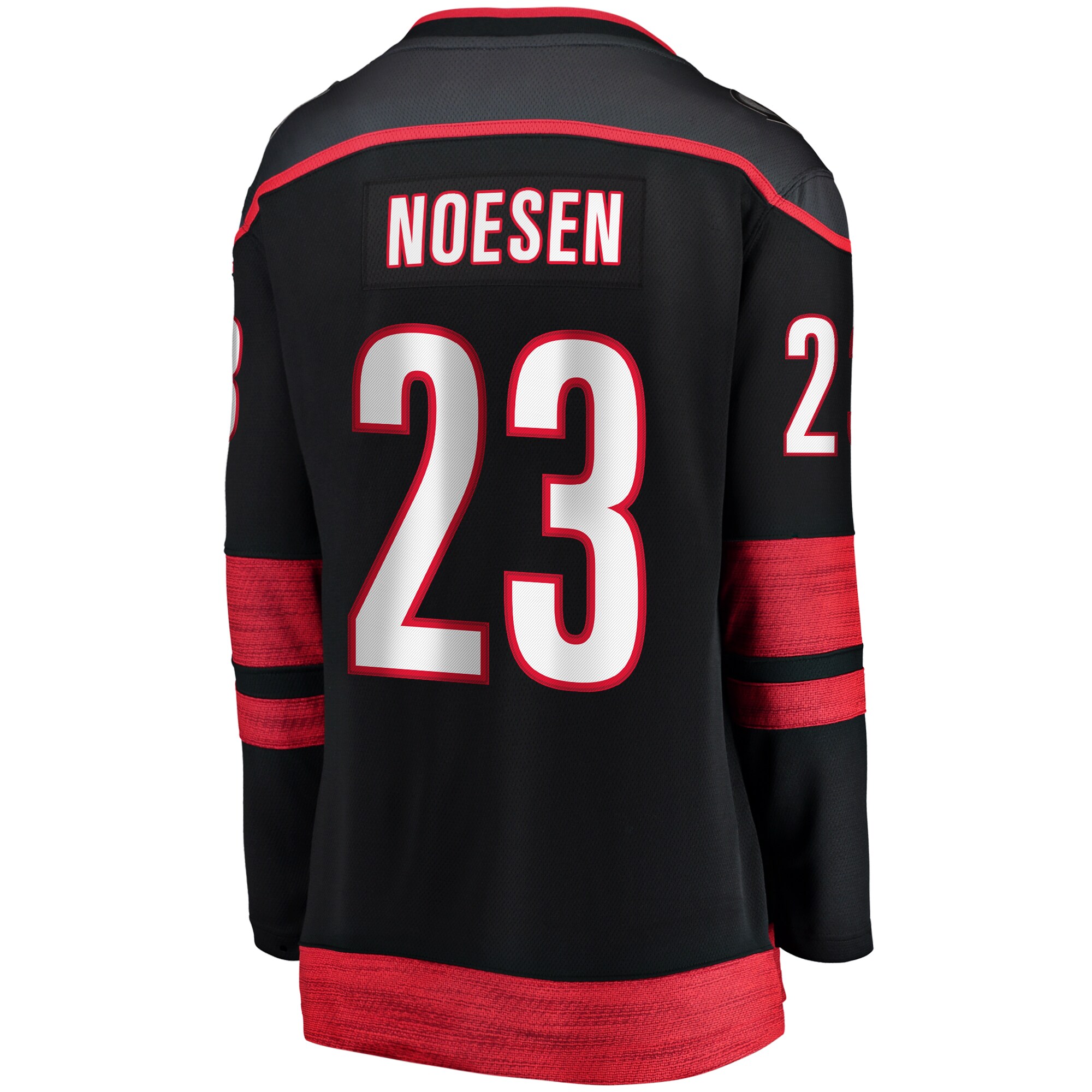 Stefan Noesen Carolina Hurricanes Women's Home Breakaway Player Jersey - Black