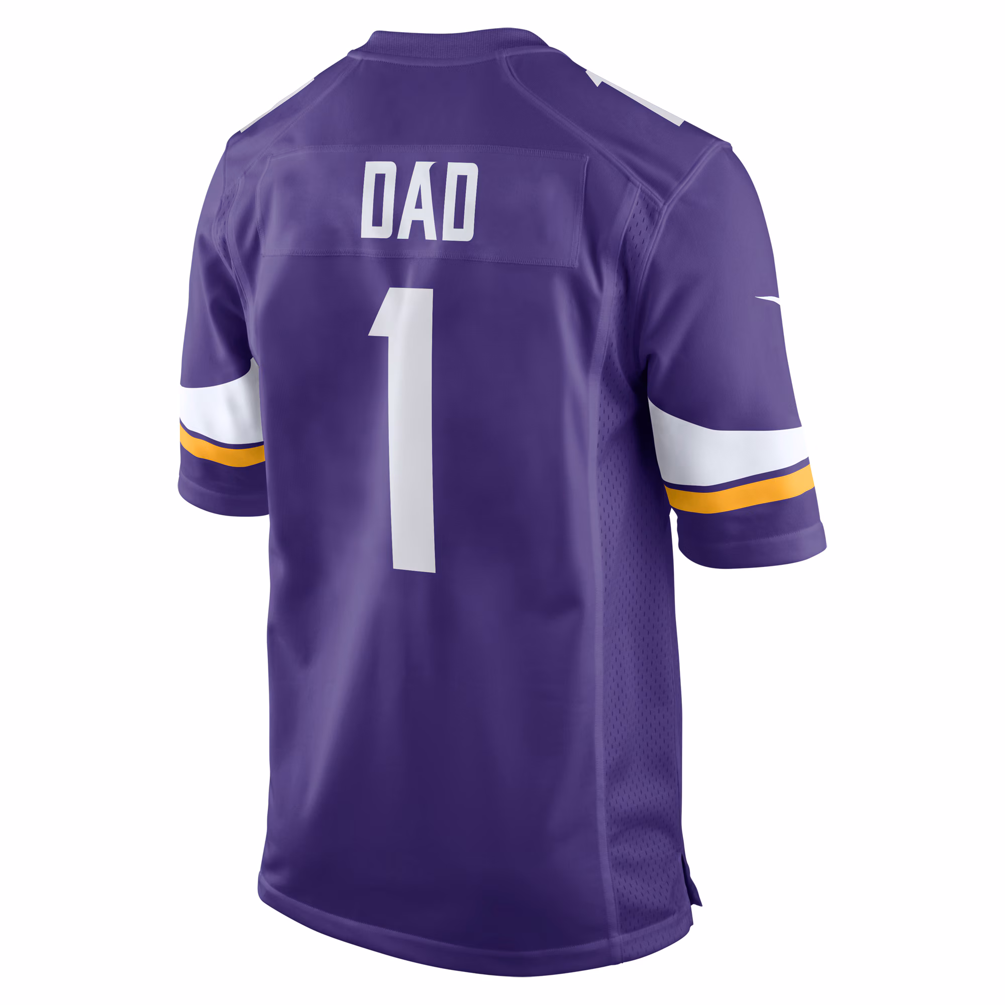 Number 1 Dad Minnesota Vikings Game Jersey - Purple