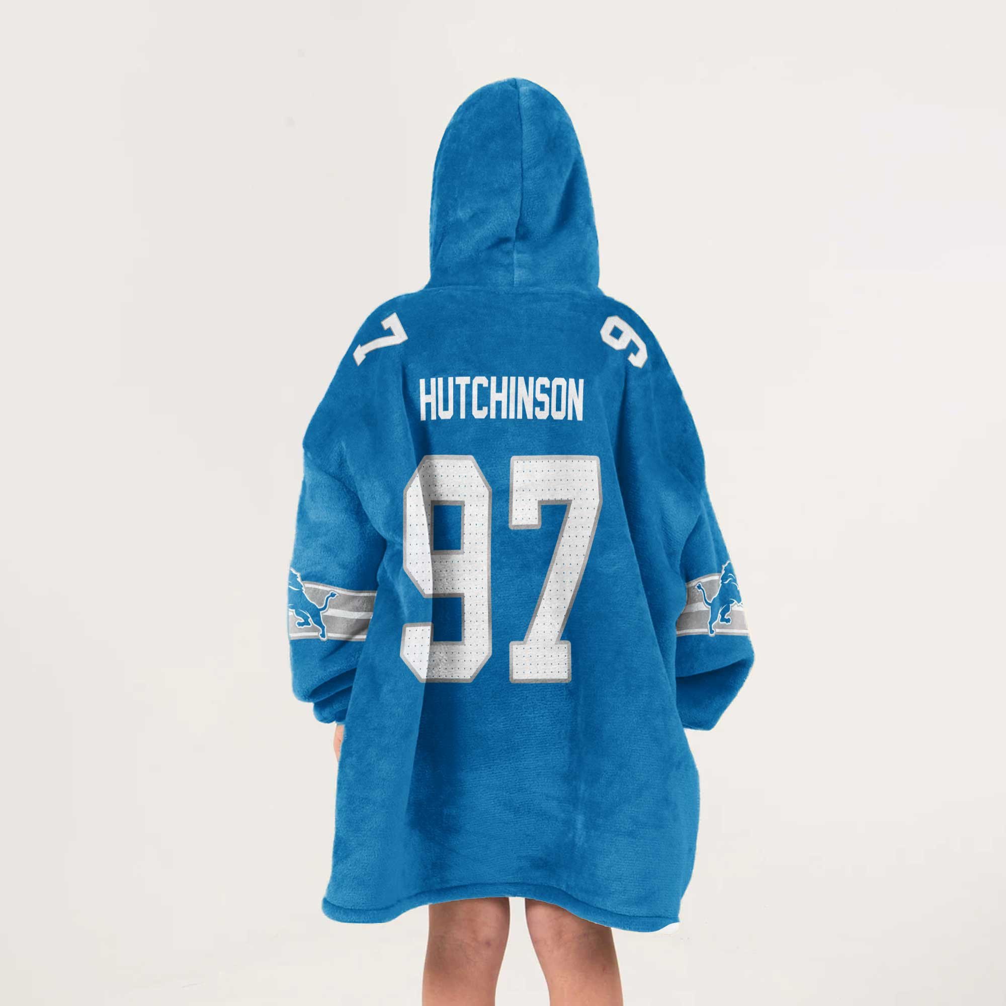 Kid 97 Detroit Football Unisex Blanket Hoodie