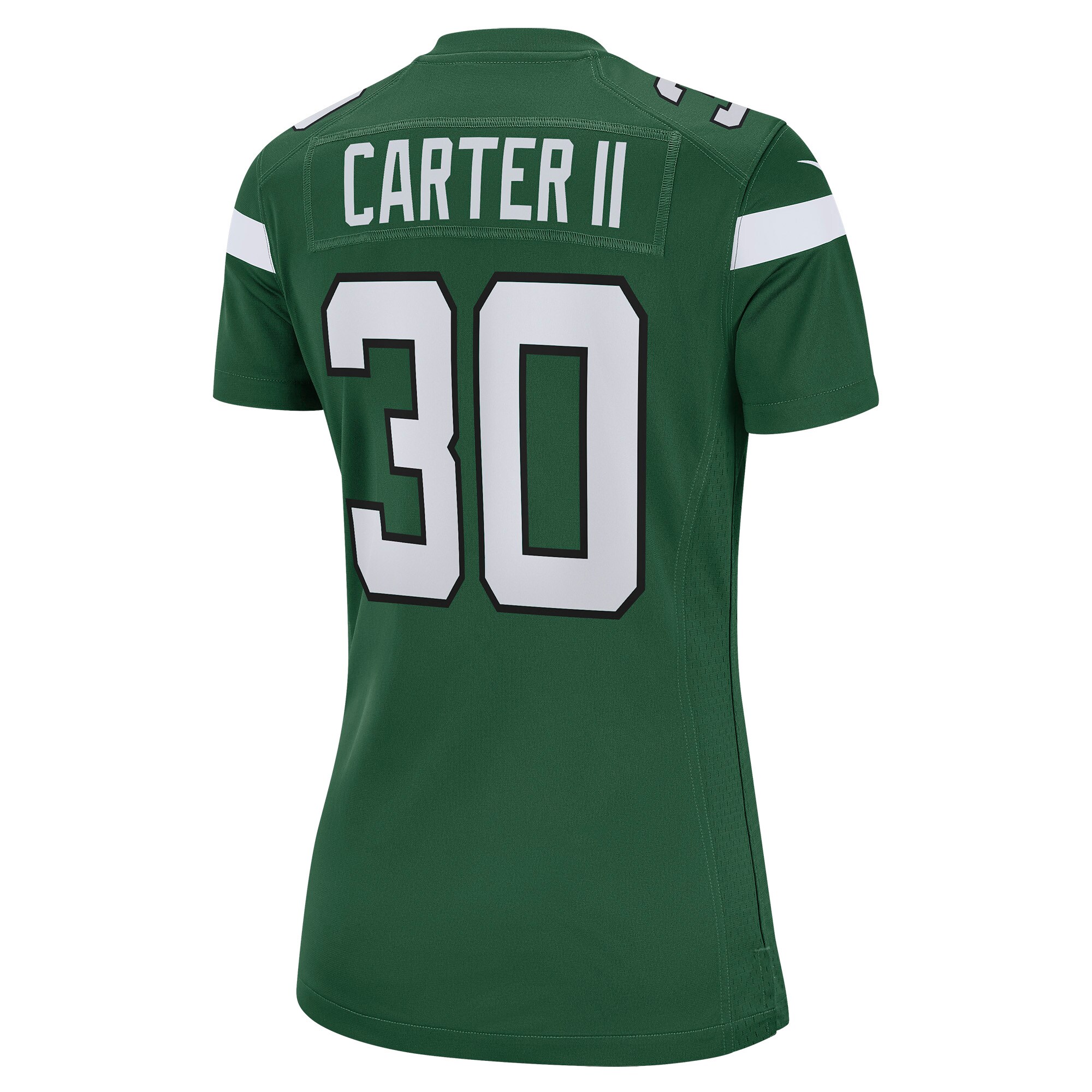 Michael Carter II New York Jets  Women's Game Jersey - Gotham Green