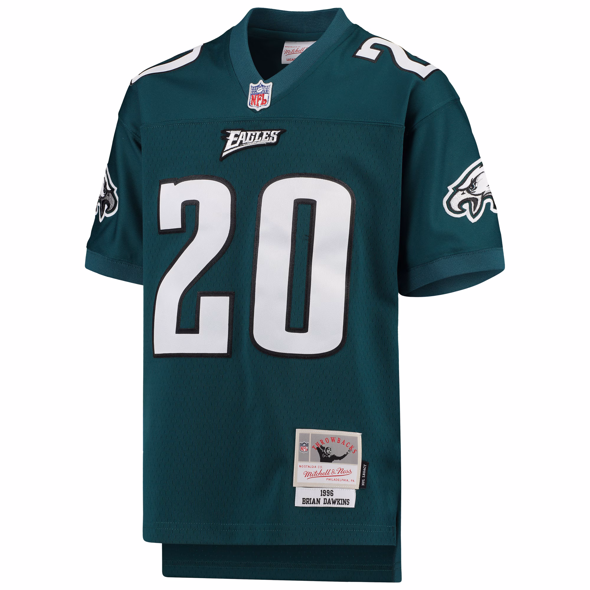 Brian Dawkins Philadelphia Eagles #20 Youth 2004 Legacy Retired Player Jersey - Black