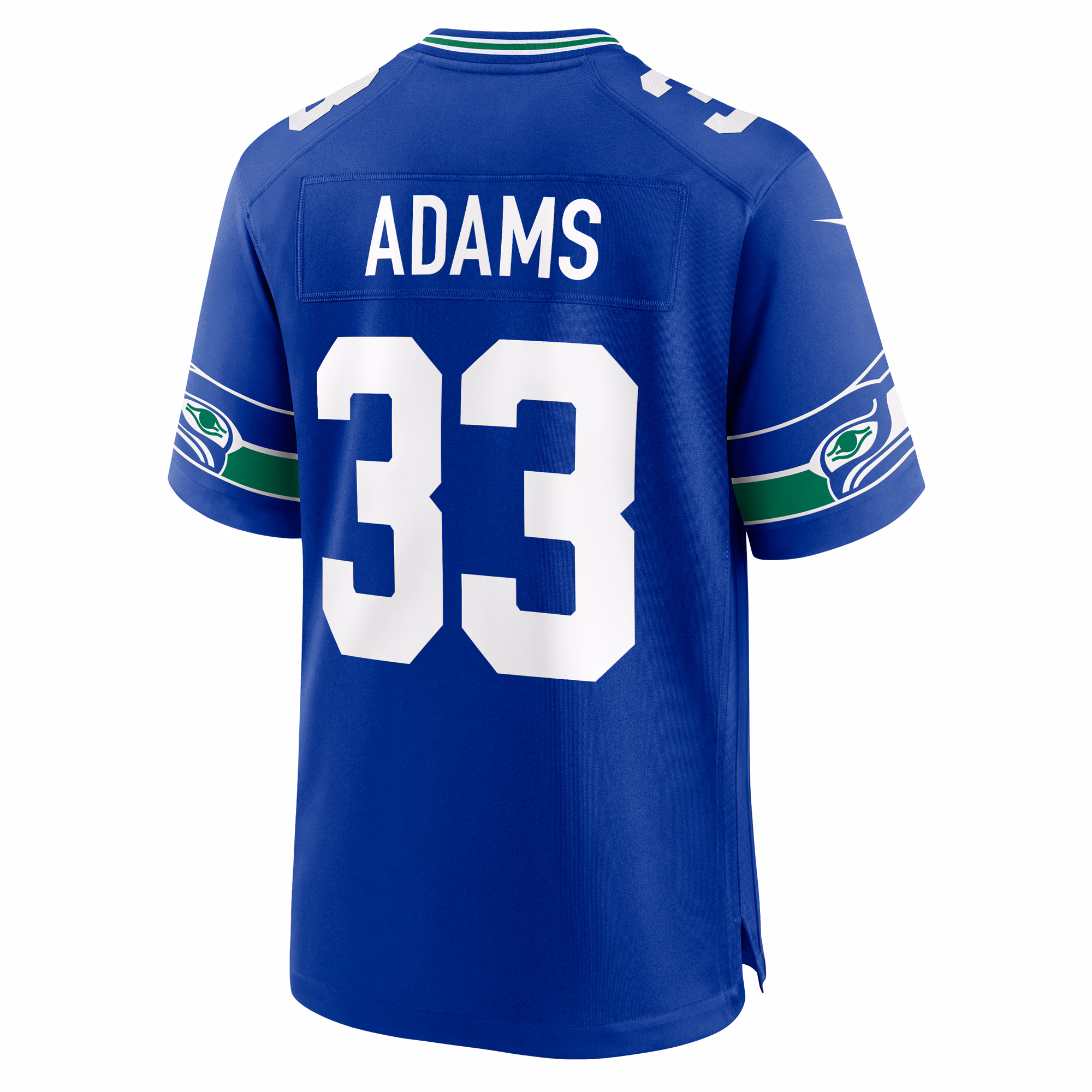 Jamal Adams Seattle Seahawks Throwback Player Game Jersey - Royal