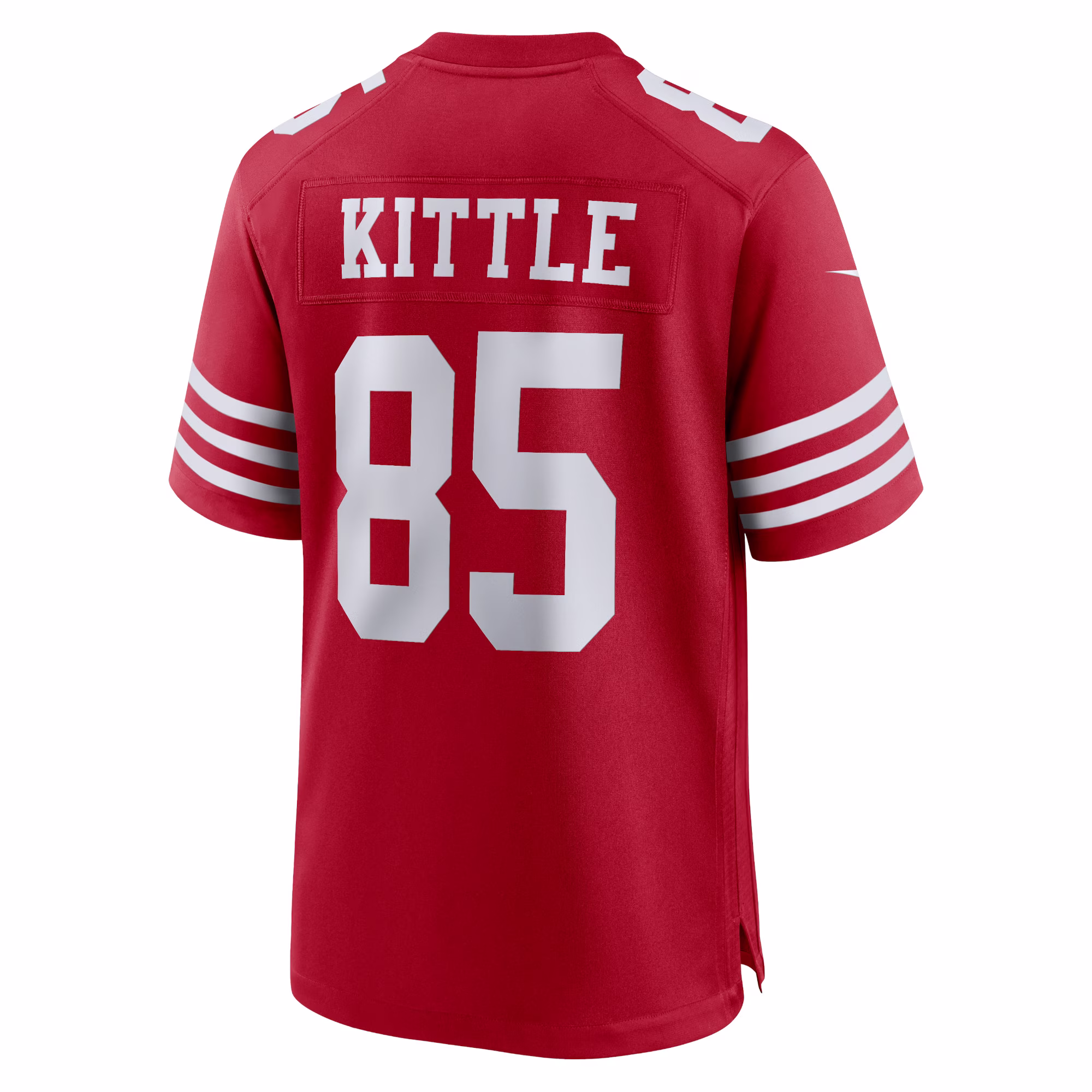 George Kittle San Francisco 49ers  2023 Super Bowl LVIII Game Jersey - Scarlet