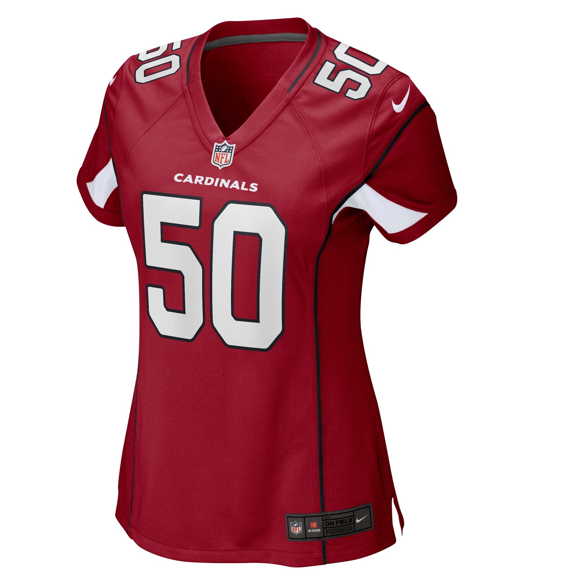Chandler Wooten Arizona Cardinals  Women's Game Player Jersey - Cardinal