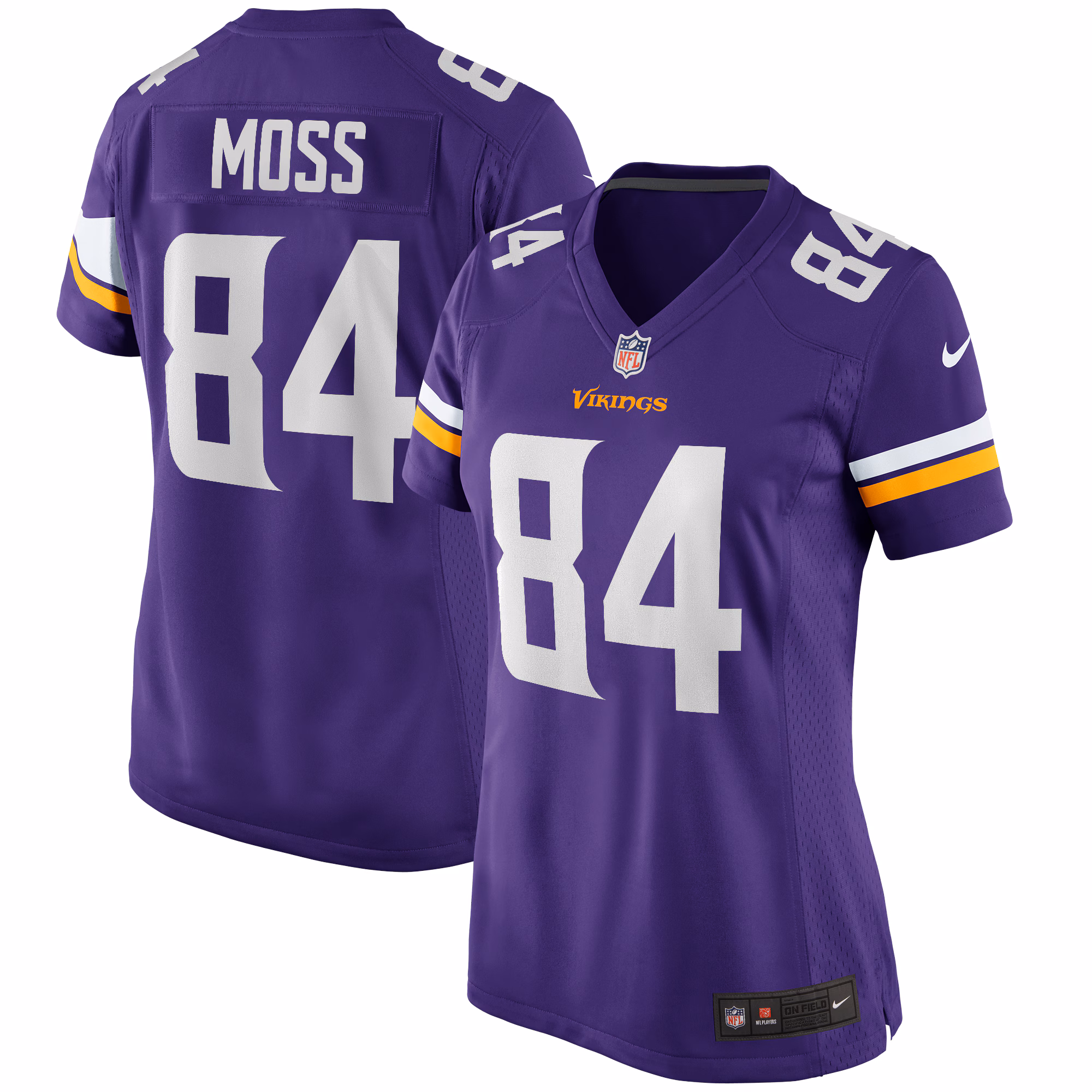 Randy Moss Minnesota Vikings Women's Game Retired Player Jersey - Purple