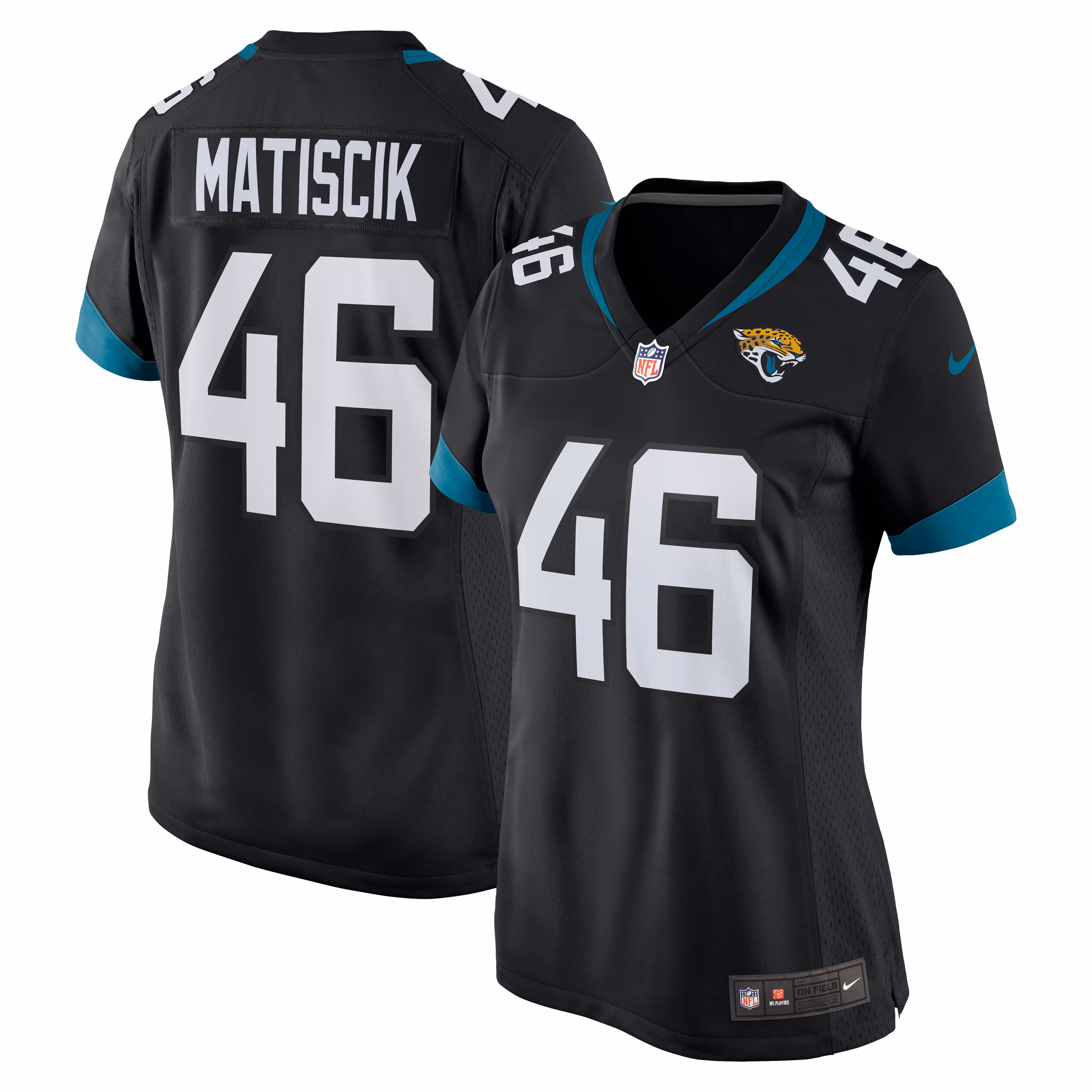 Ross Matiscik Jacksonville Jaguars Women's Game Jersey - Teal