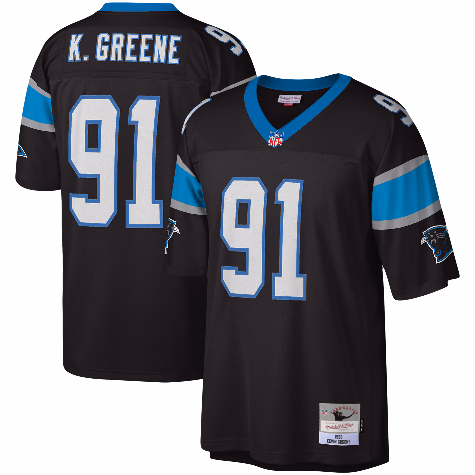 Kevin Greene Carolina Panthers Legacy Replica Jersey - Black