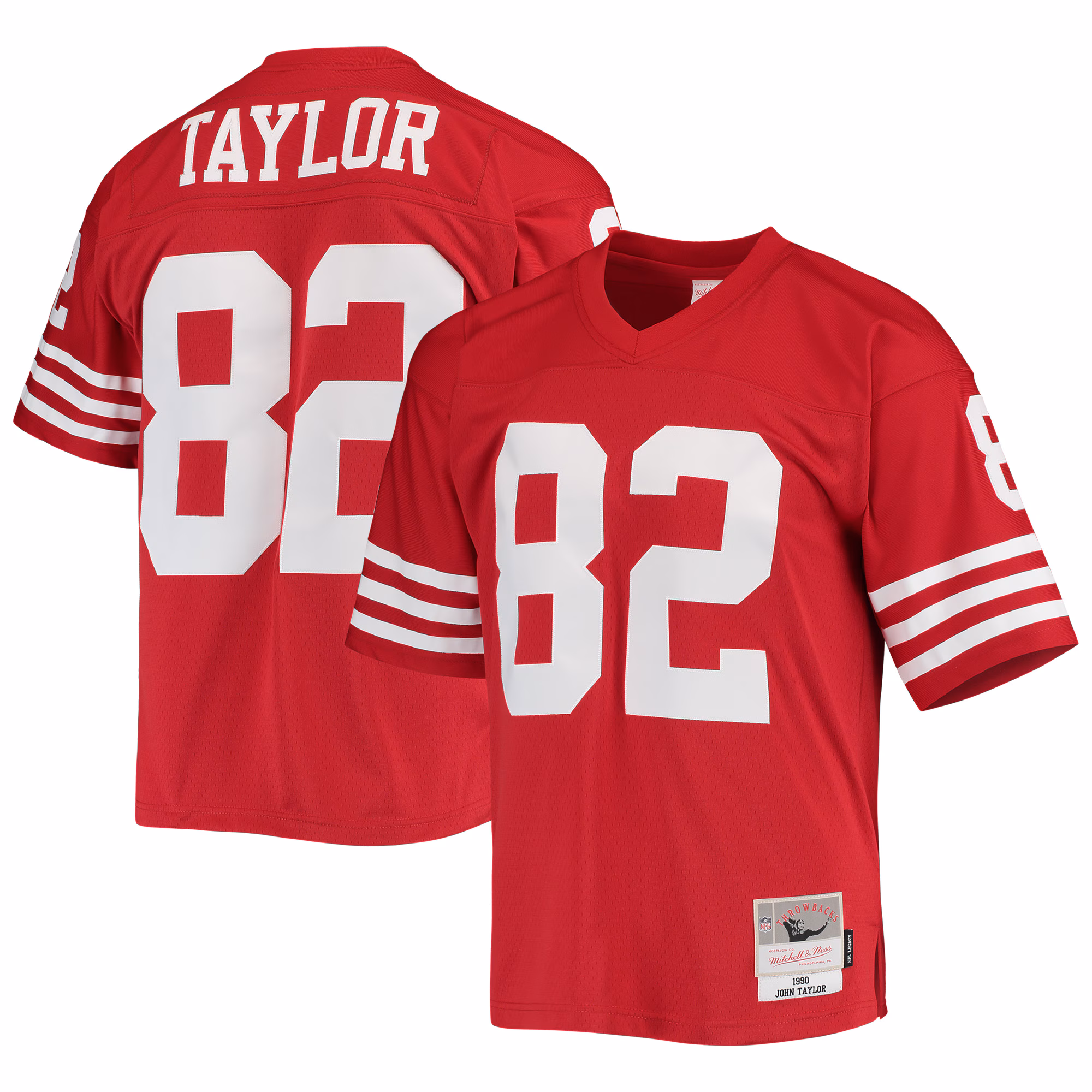 John Taylor San Francisco 49ers Legacy Replica Jersey - Scarlet