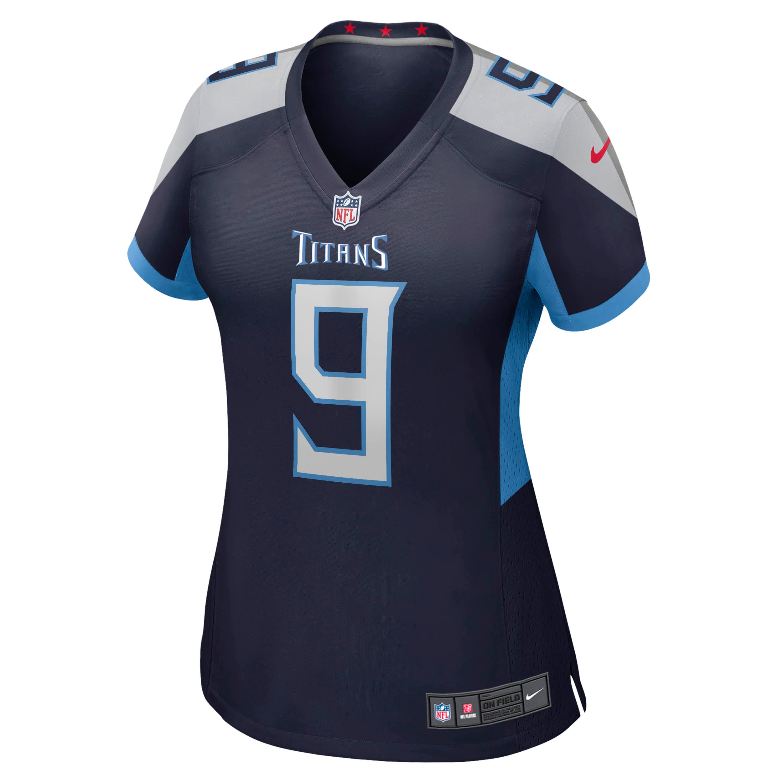 Steve McNair Tennessee Titans Women's Game Retired Player Jersey - Navy