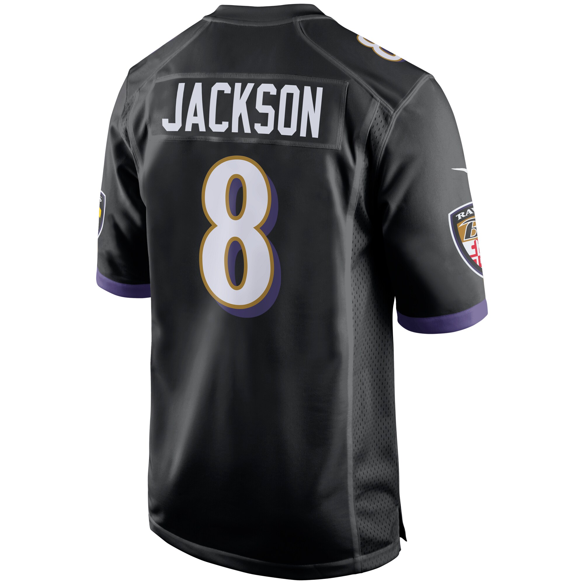 Lamar Jackson Baltimore Ravens  Game Jersey - Black