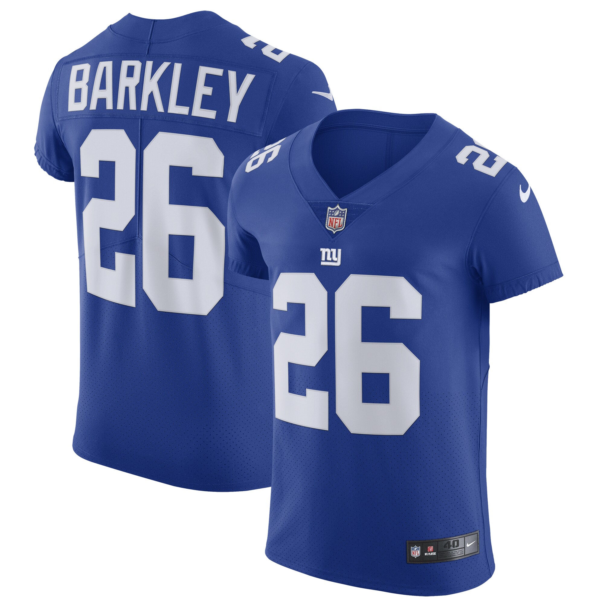 Saquon Barkley New York Giants  Vapor Untouchable Elite Player Jersey - Royal
