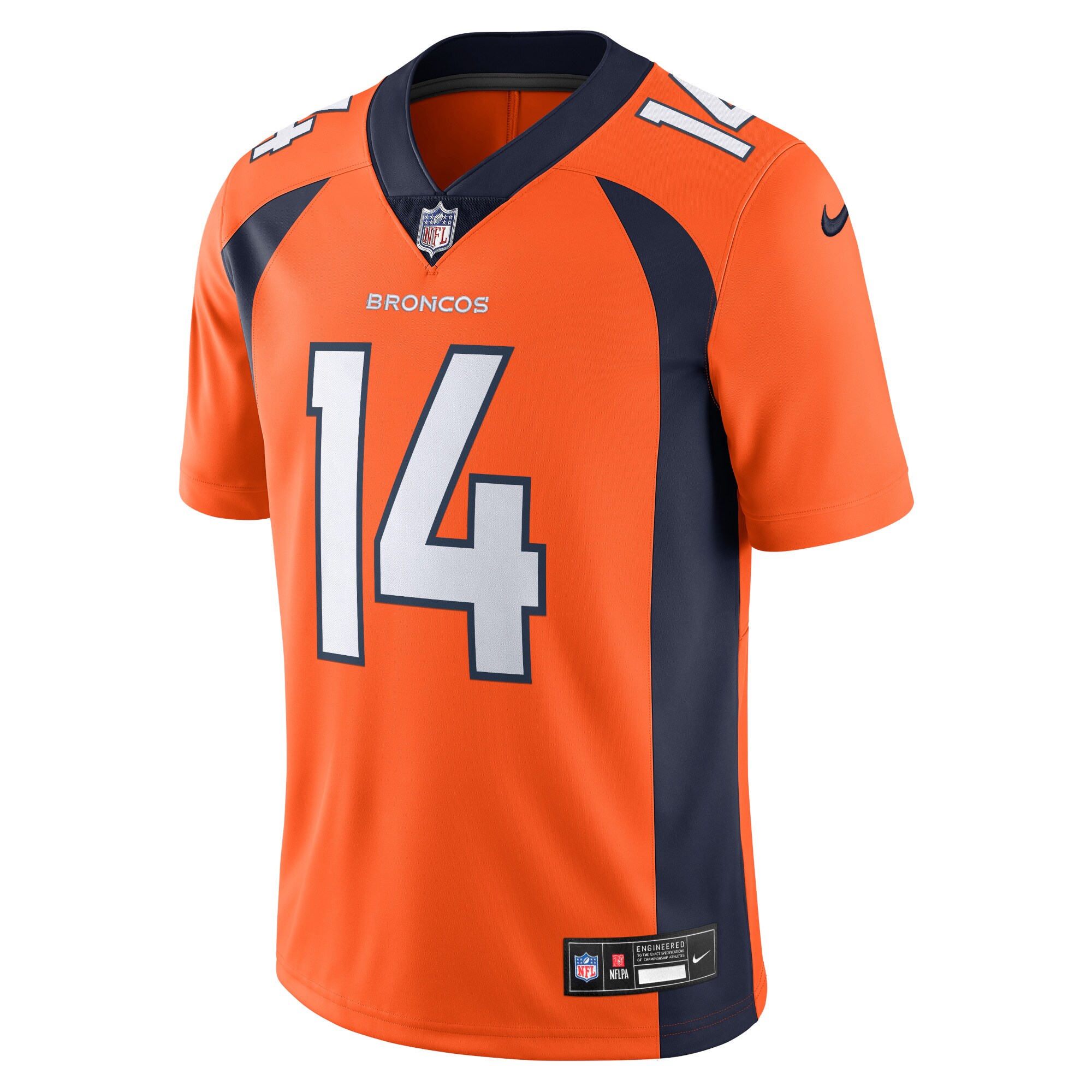 Courtland Sutton Denver Broncos  Vapor Untouchable Limited Jersey - Orange