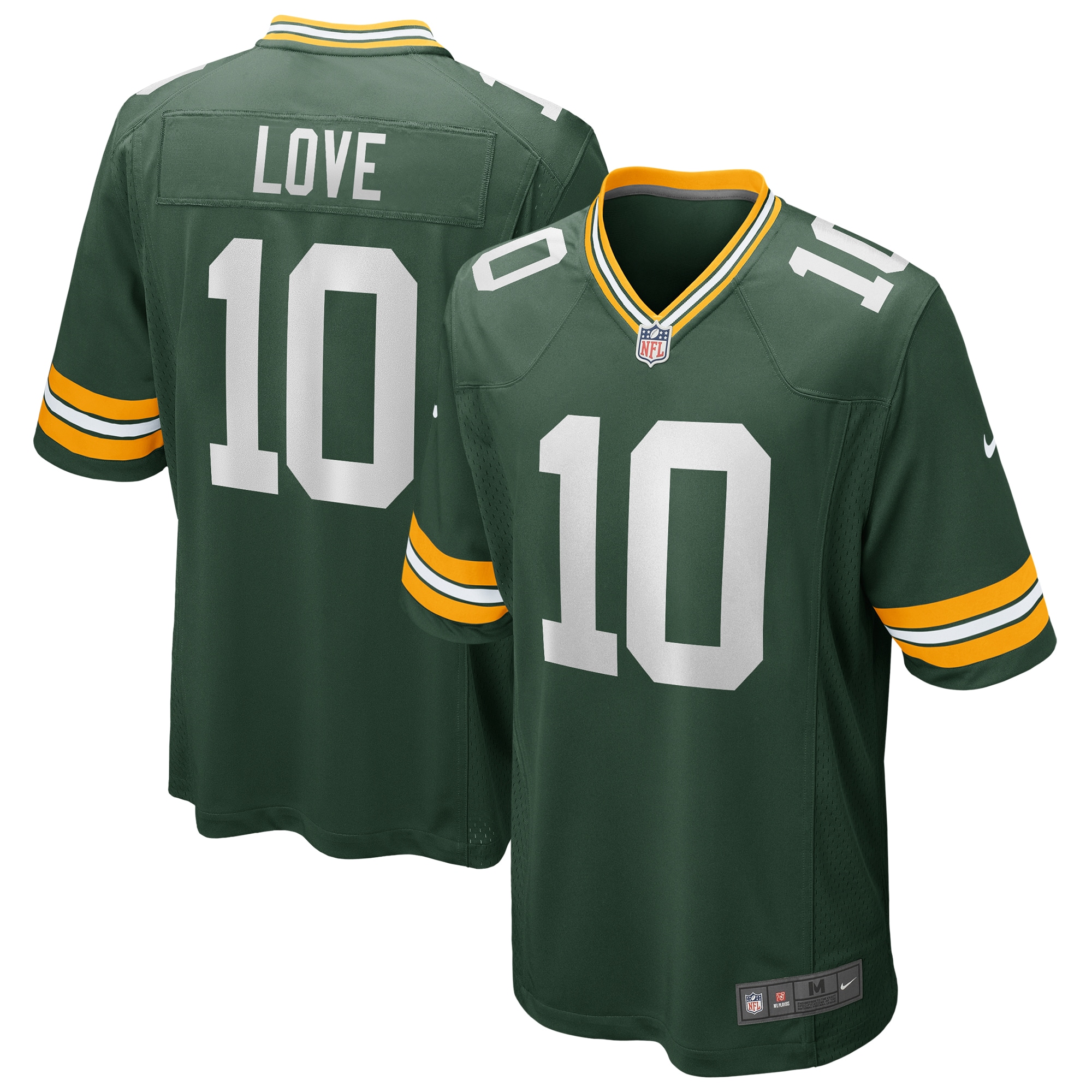 Jordan Love Green Bay Packers  Player Game Jersey - Green