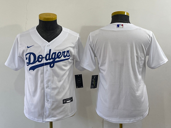 Men's  Los Angeles Dodgers Blank White Stitched MLB Cool Base Jersey