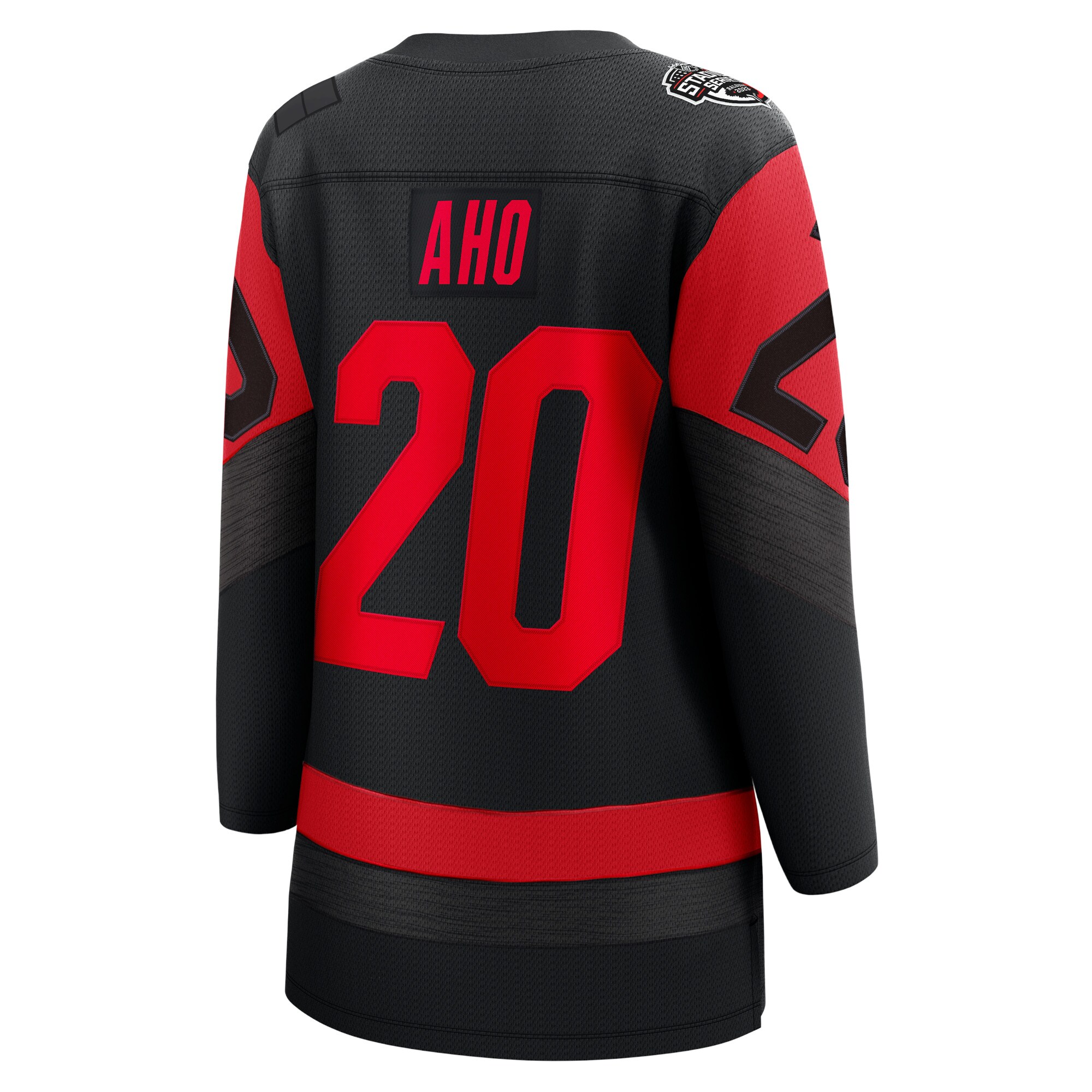 Sebastian Aho Carolina Hurricanes Women's 2023 NHL Stadium Series Breakaway Player Jersey - Black