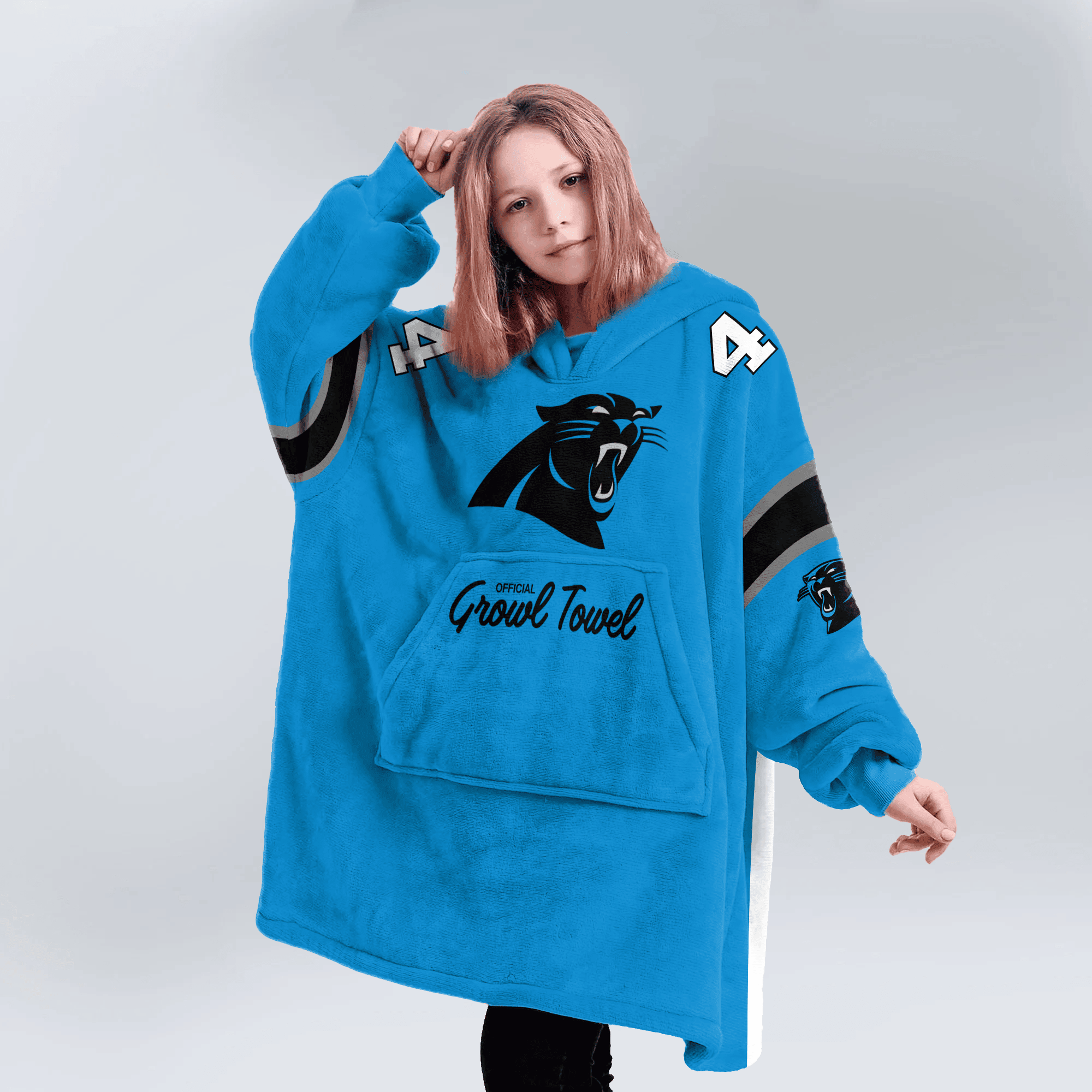 Kid Growl Towel 4 Carolina Football Unisex Blanket Hoodie