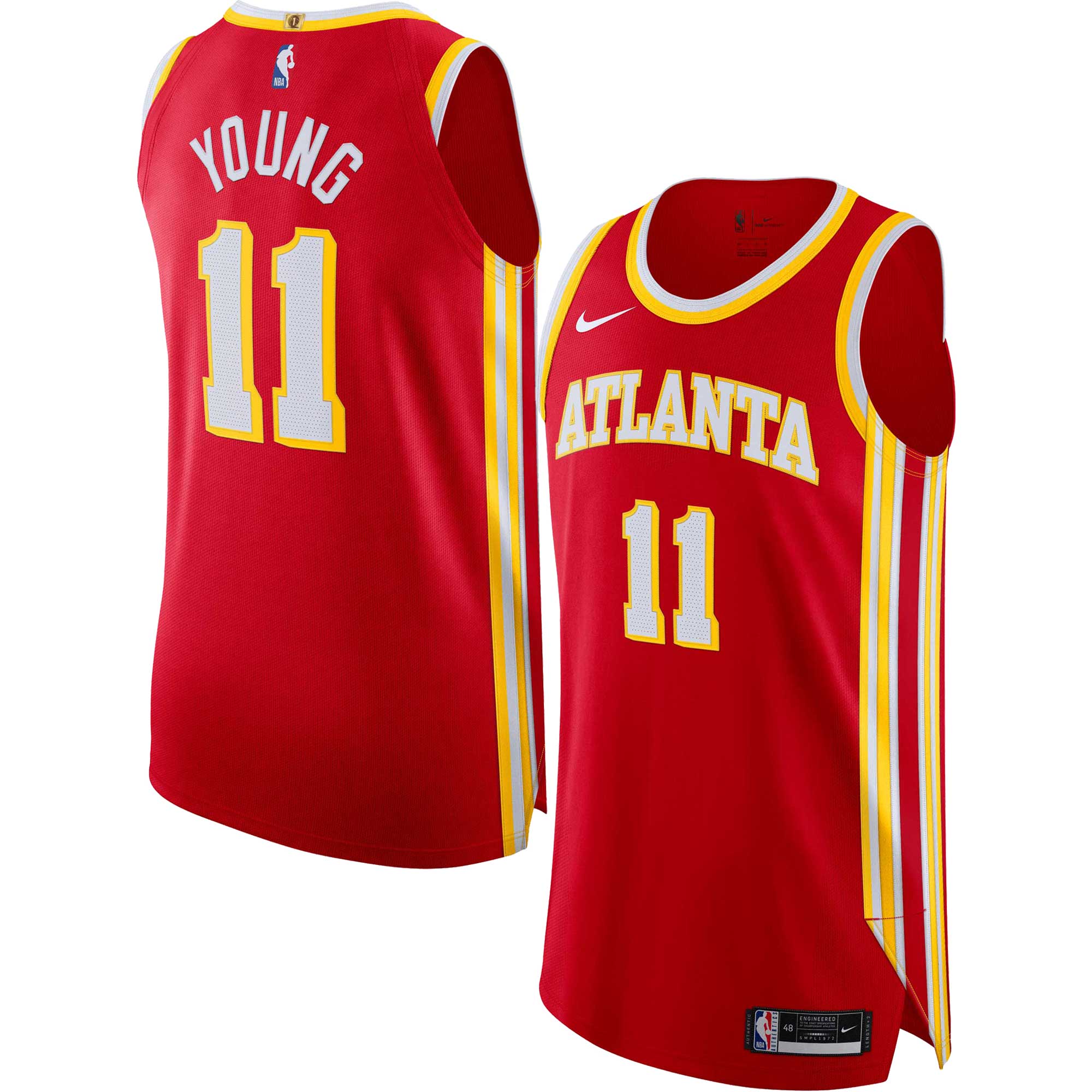 Trae Young Atlanta Hawks  2022/23 Authentic Player Jersey Red - Icon Edition