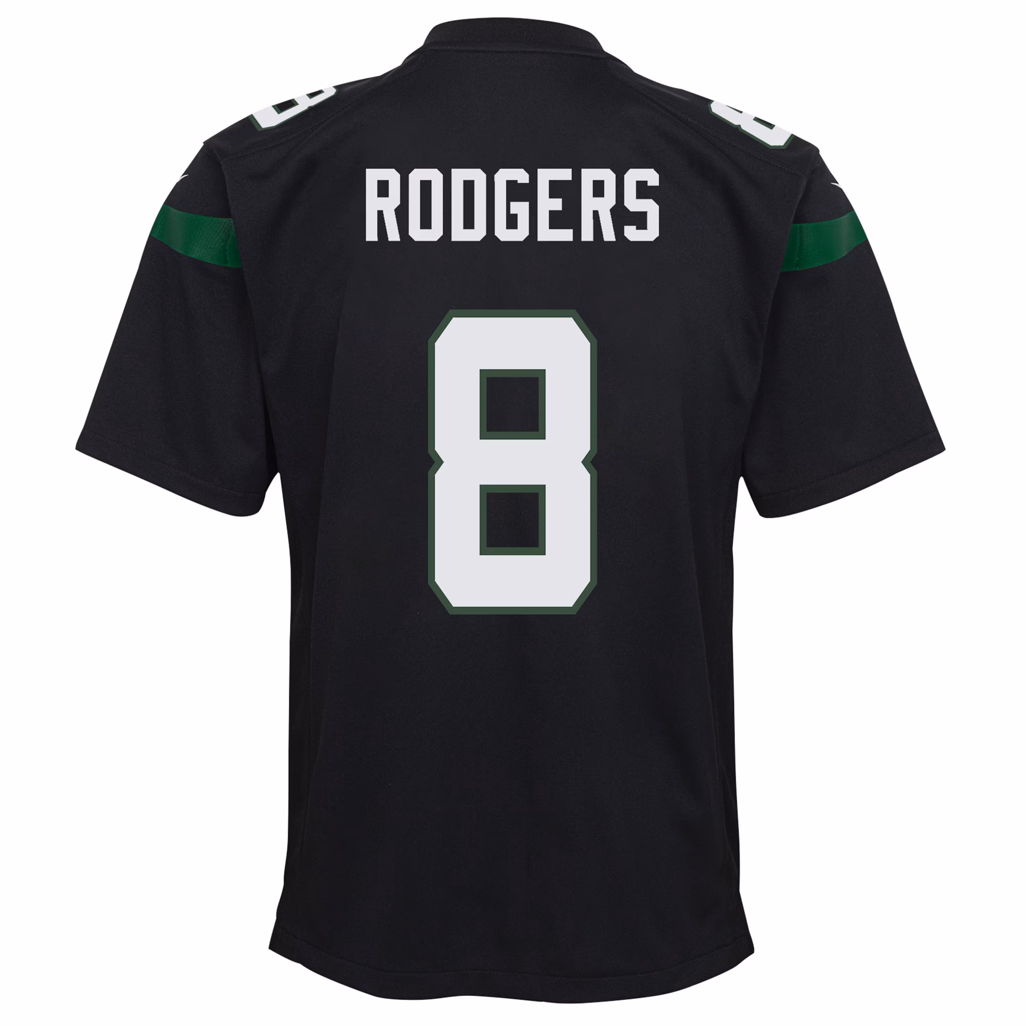 Aaron Rodgers New York Jets Youth Game Jersey - Gotham Green