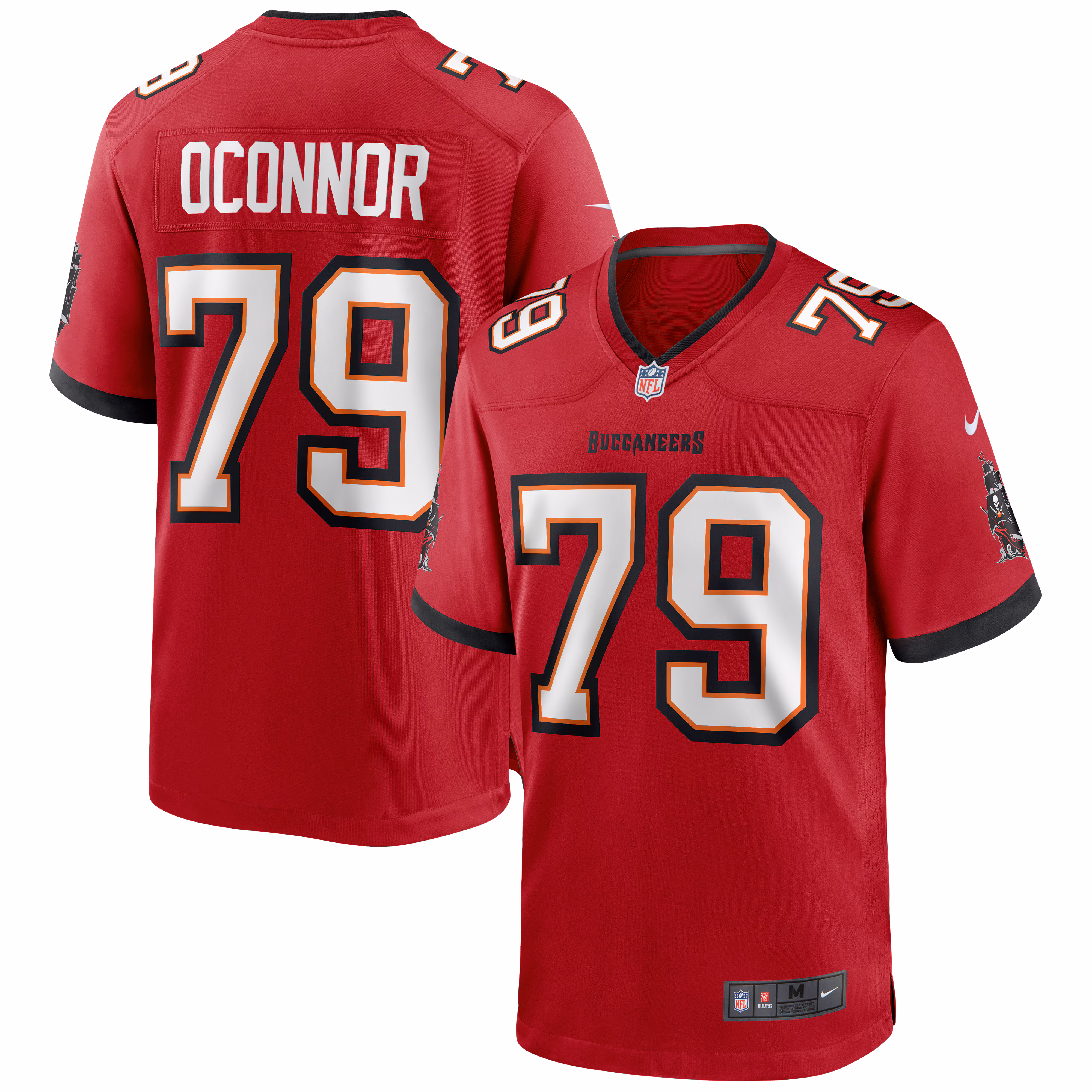Patrick O'Connor Tampa Bay Buccaneers Game Jersey - Red