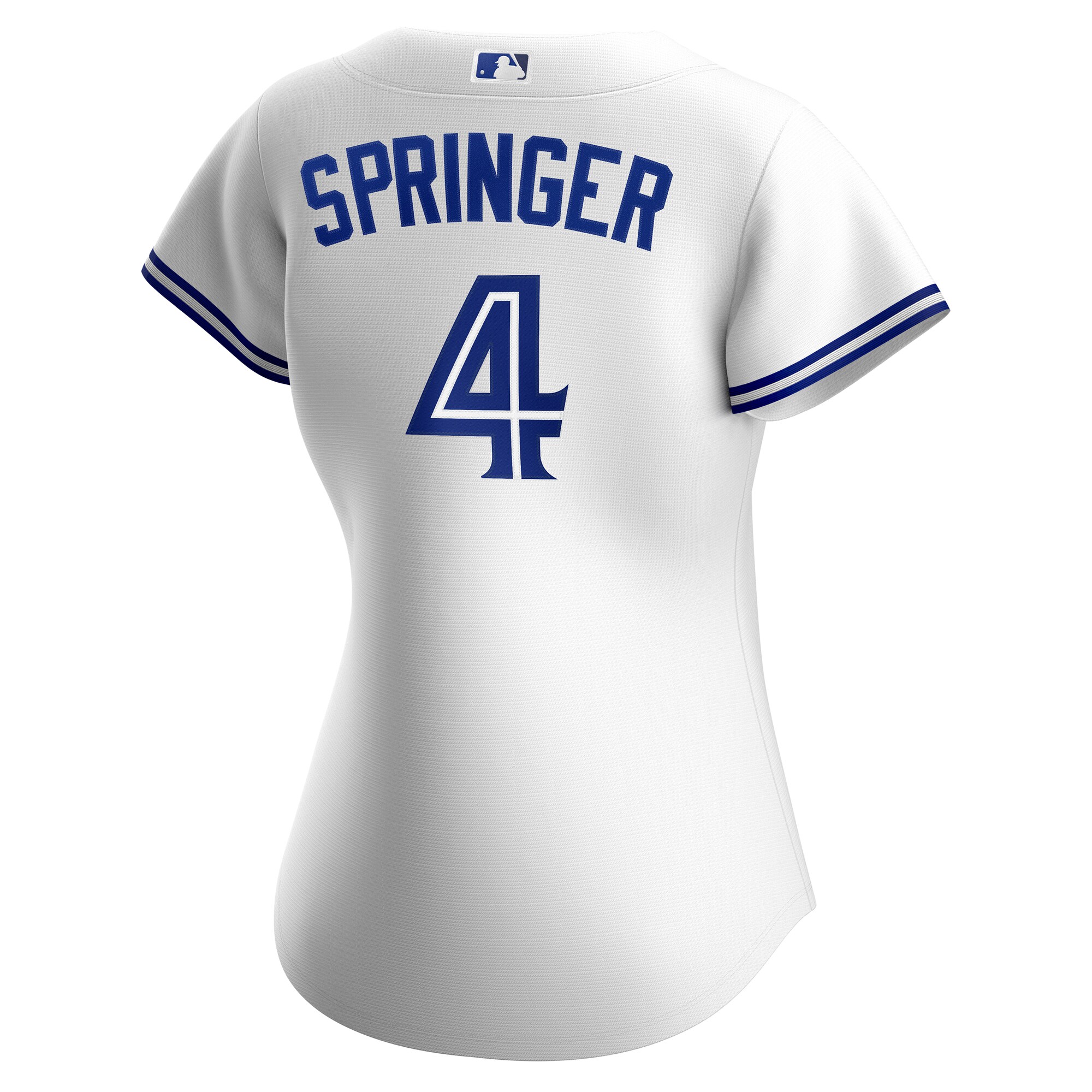 George Springer #4 Toronto Blue Jays Women's Home Replica Jersey - White