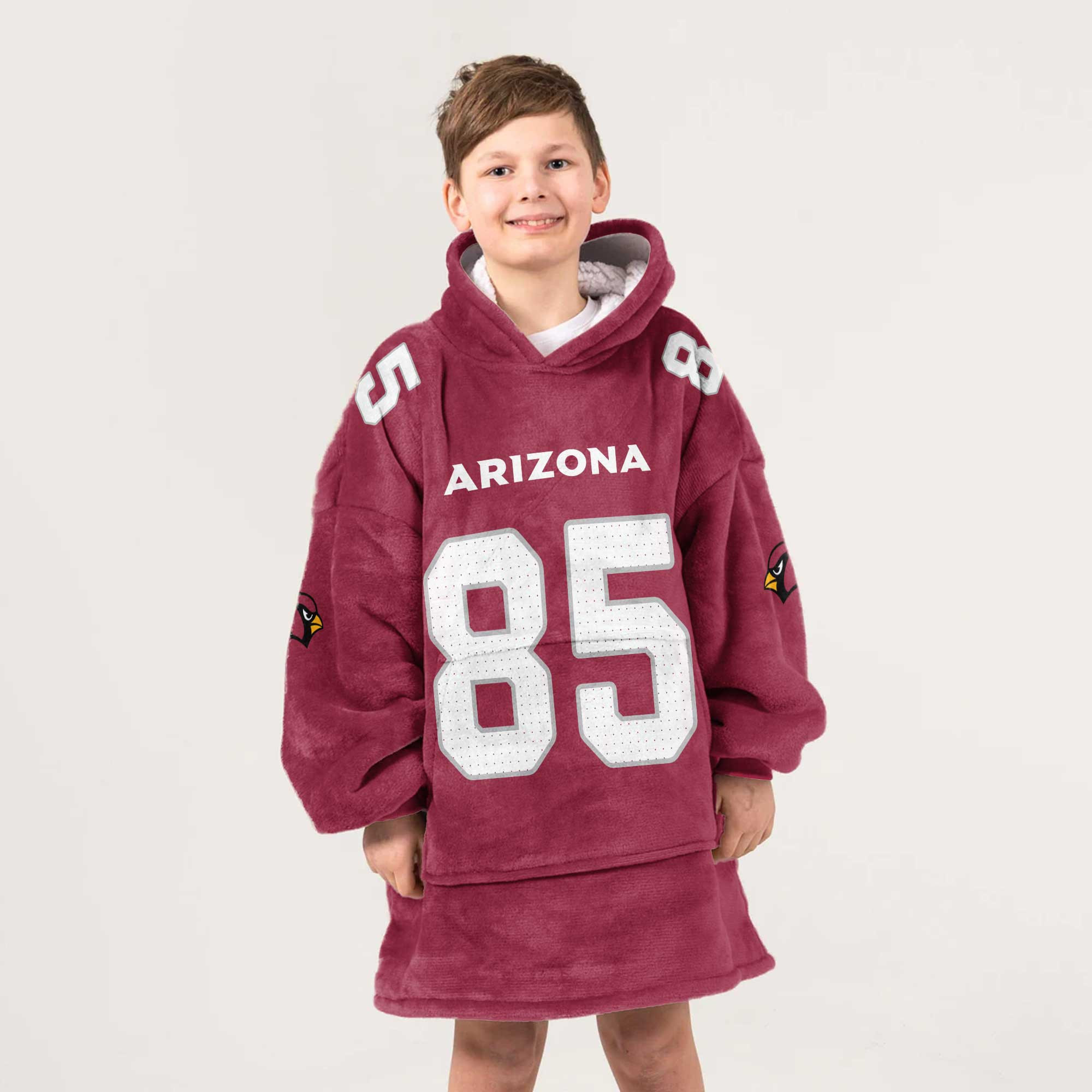 Kid 85 Arizona Football Unisex Blanket Hoodie