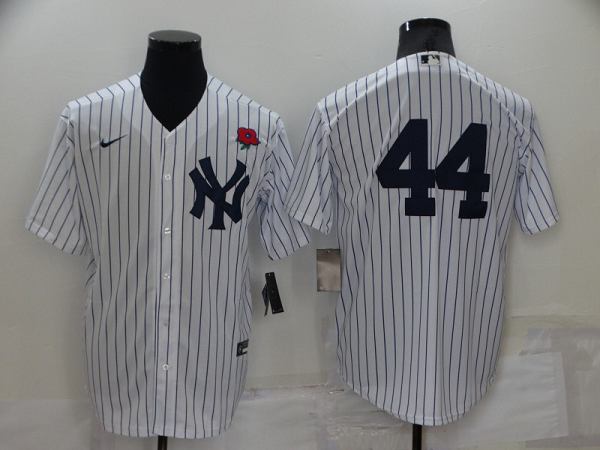 Men's  New York Yankees #44 Reggie Jackson White Cool Base MLB Stitched Jersey