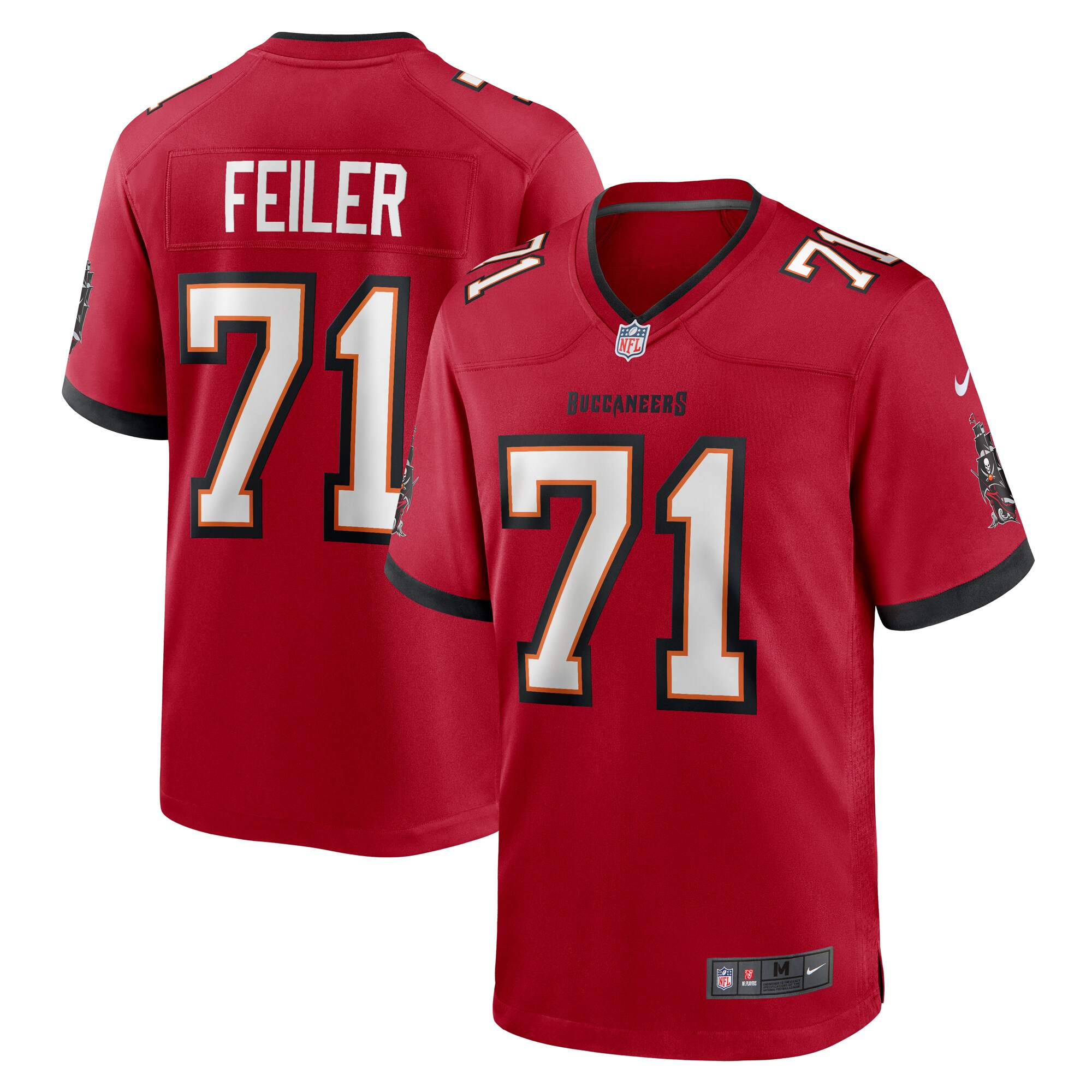 Matt Feiler Tampa Bay Buccaneers  Game Player Jersey - Red