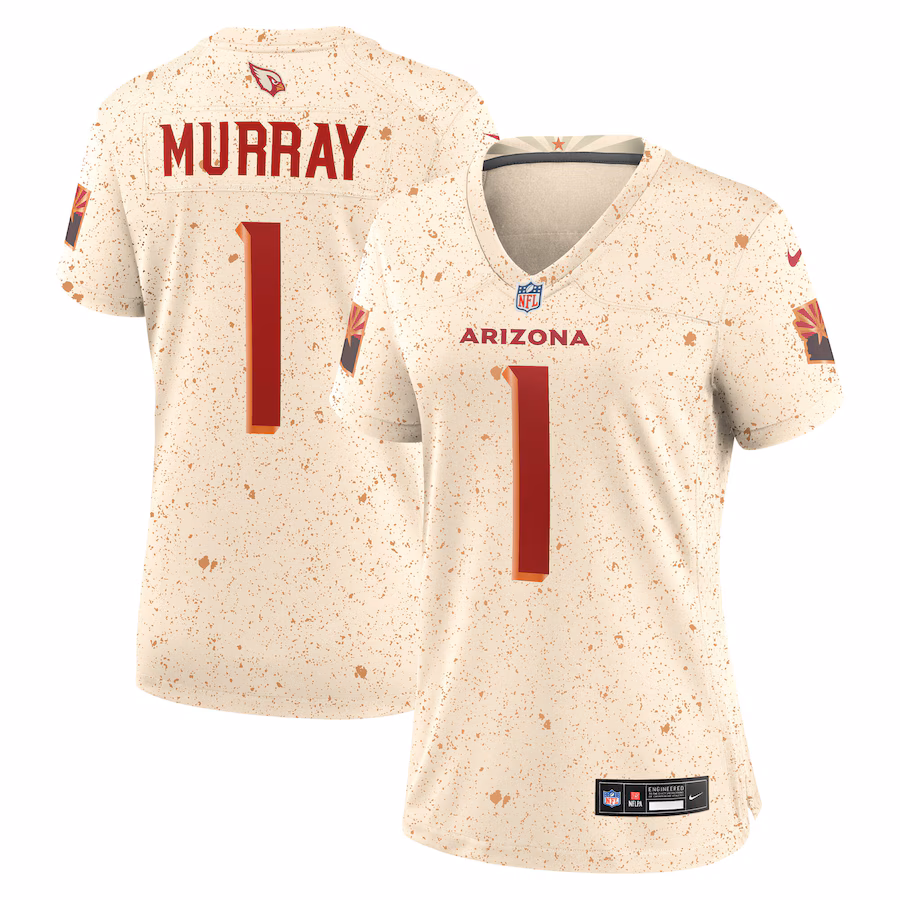 Kyler Murray #1 Arizona Cardinals Women's 2025 Rivalries Collection Game Jersey - Natural