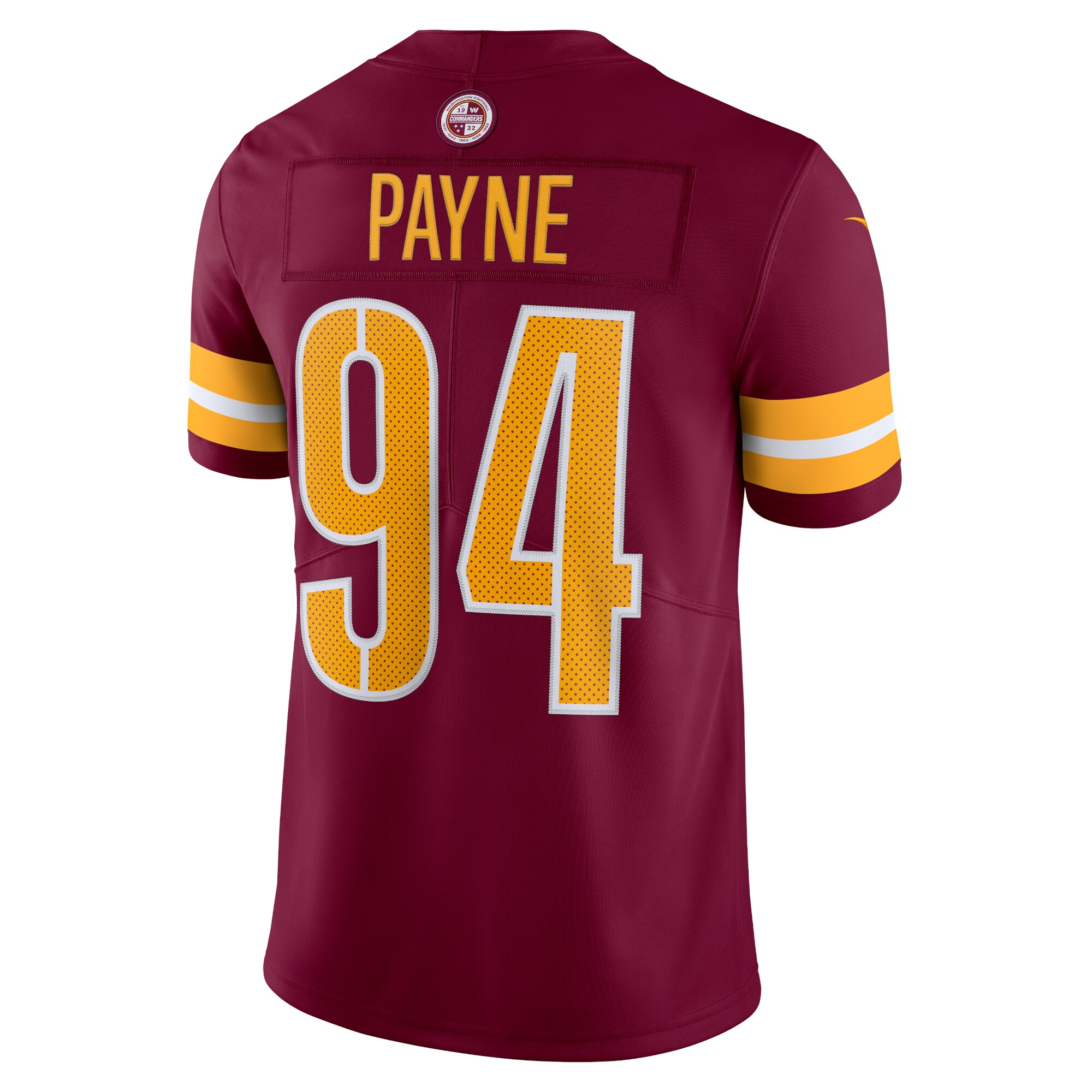 Da'Ron Payne Washington Commanders Vapor Limited Jersey - Burgundy