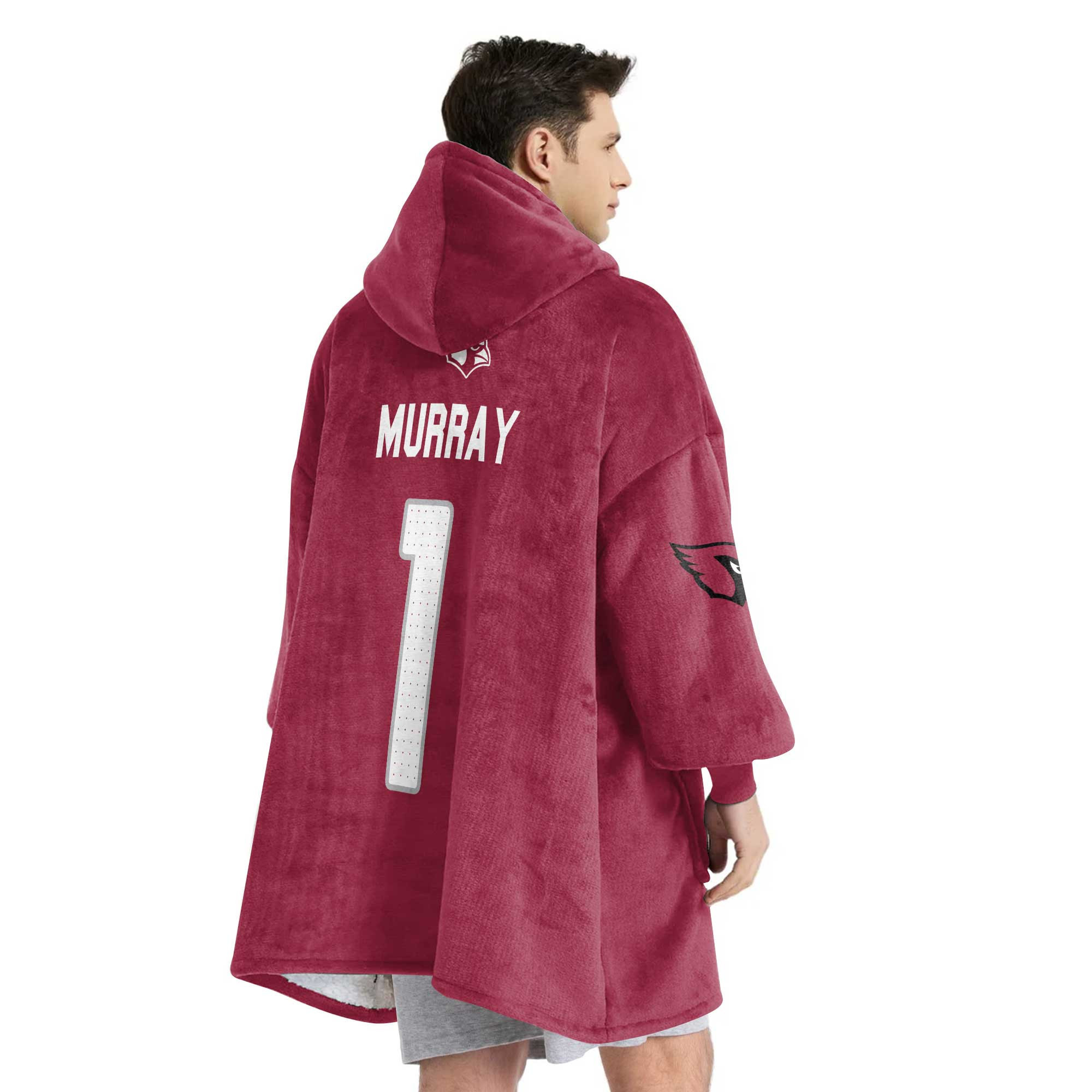 Adult 1 Arizona Football Unisex Blanket Hoodie