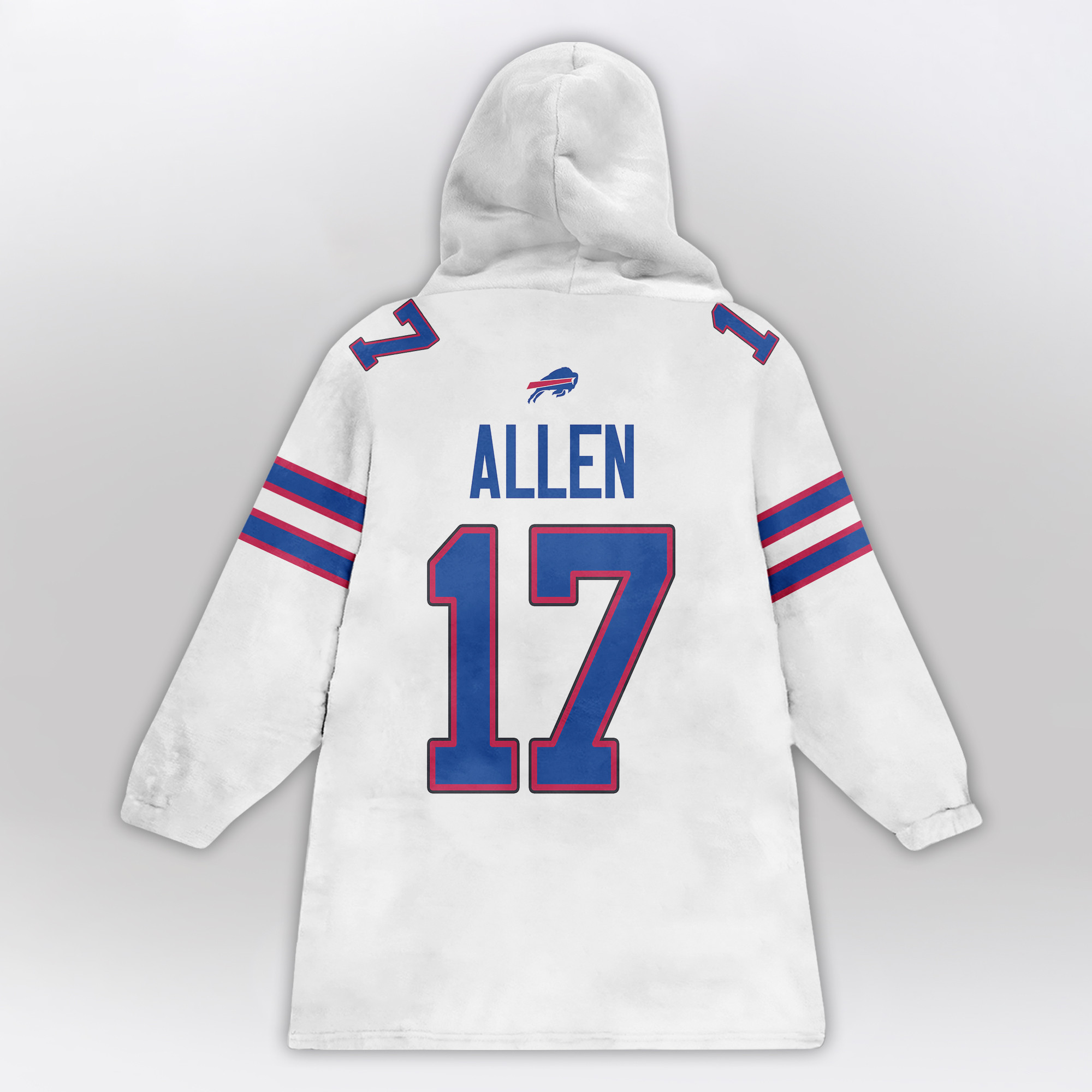 Adult Captain J.A 17 Buffalo Football Unisex Blanket Hoodie