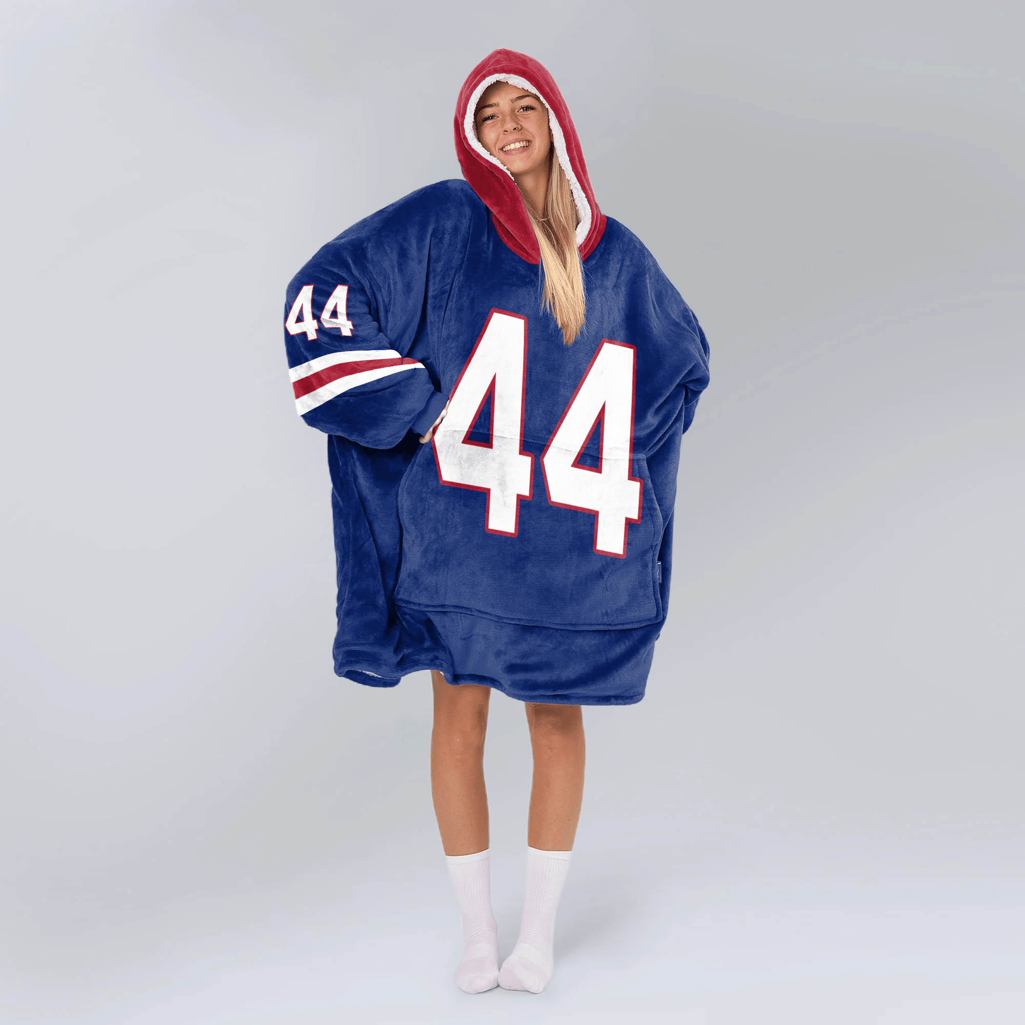 C.S 44 New York G Football Unisex Blanket Hoodie