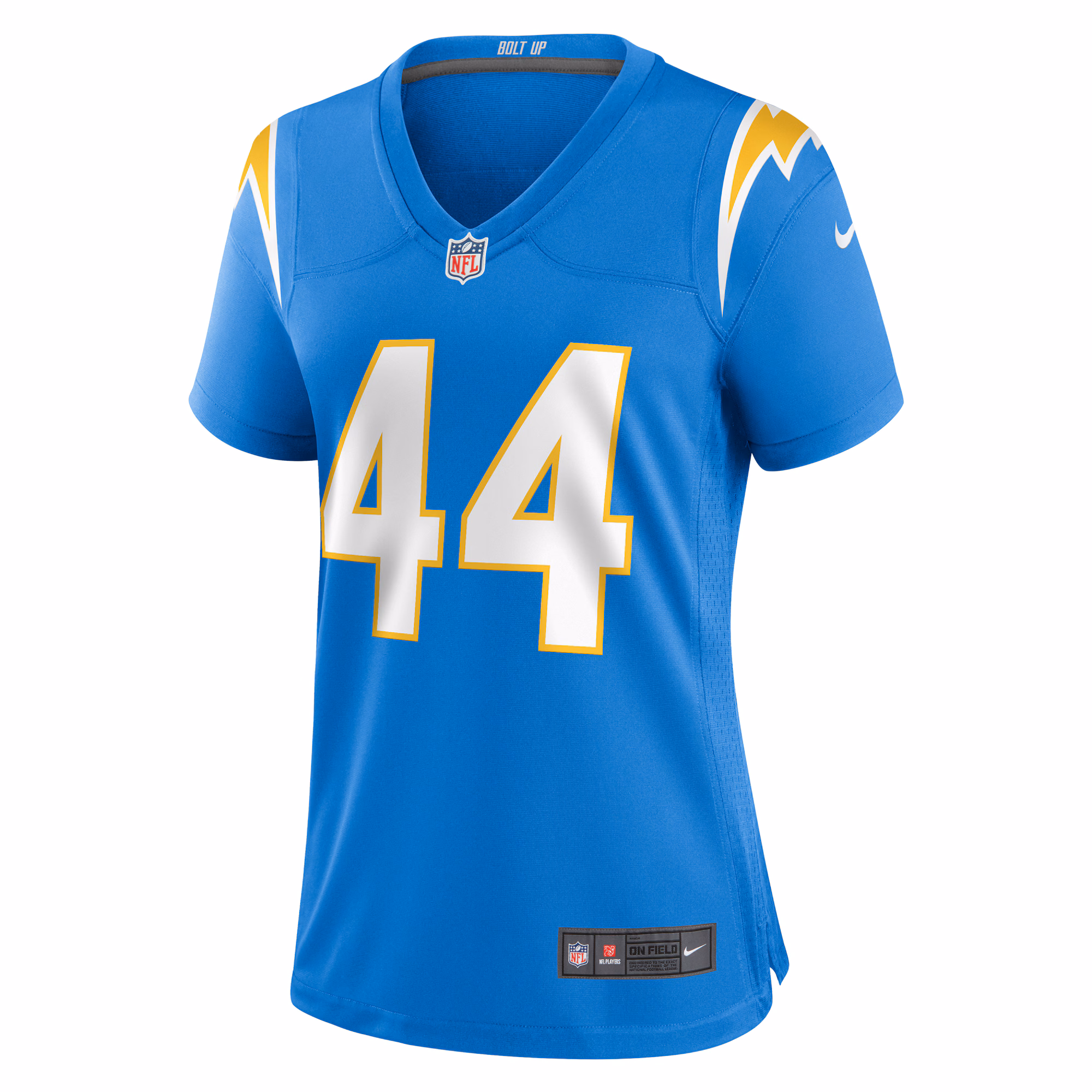 Tanner Muse Los Angeles Chargers Women's Team Game Jersey -  Powder Blue