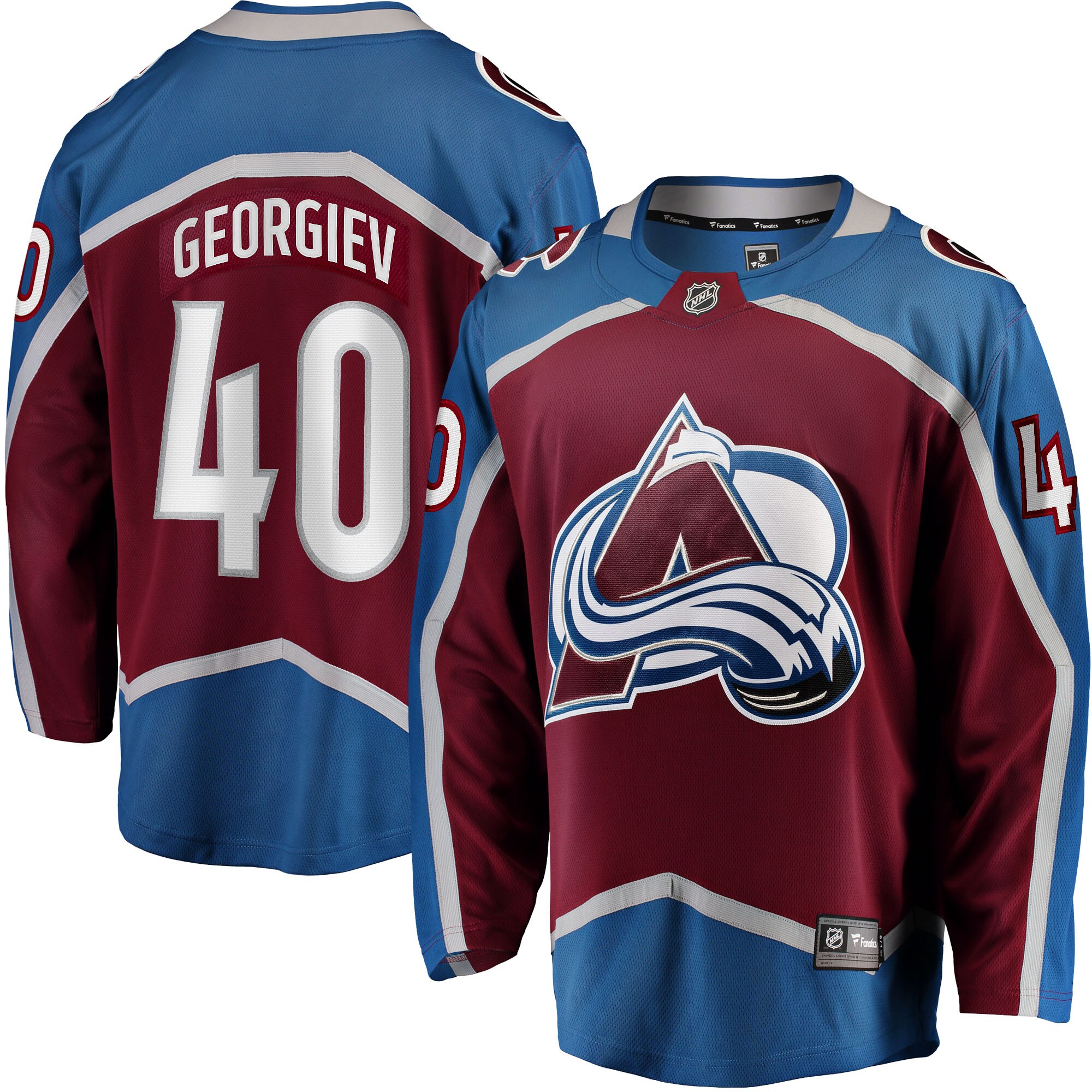 Alexandar Georgiev Colorado Avalanche Home Breakaway Player Jersey - Burgundy