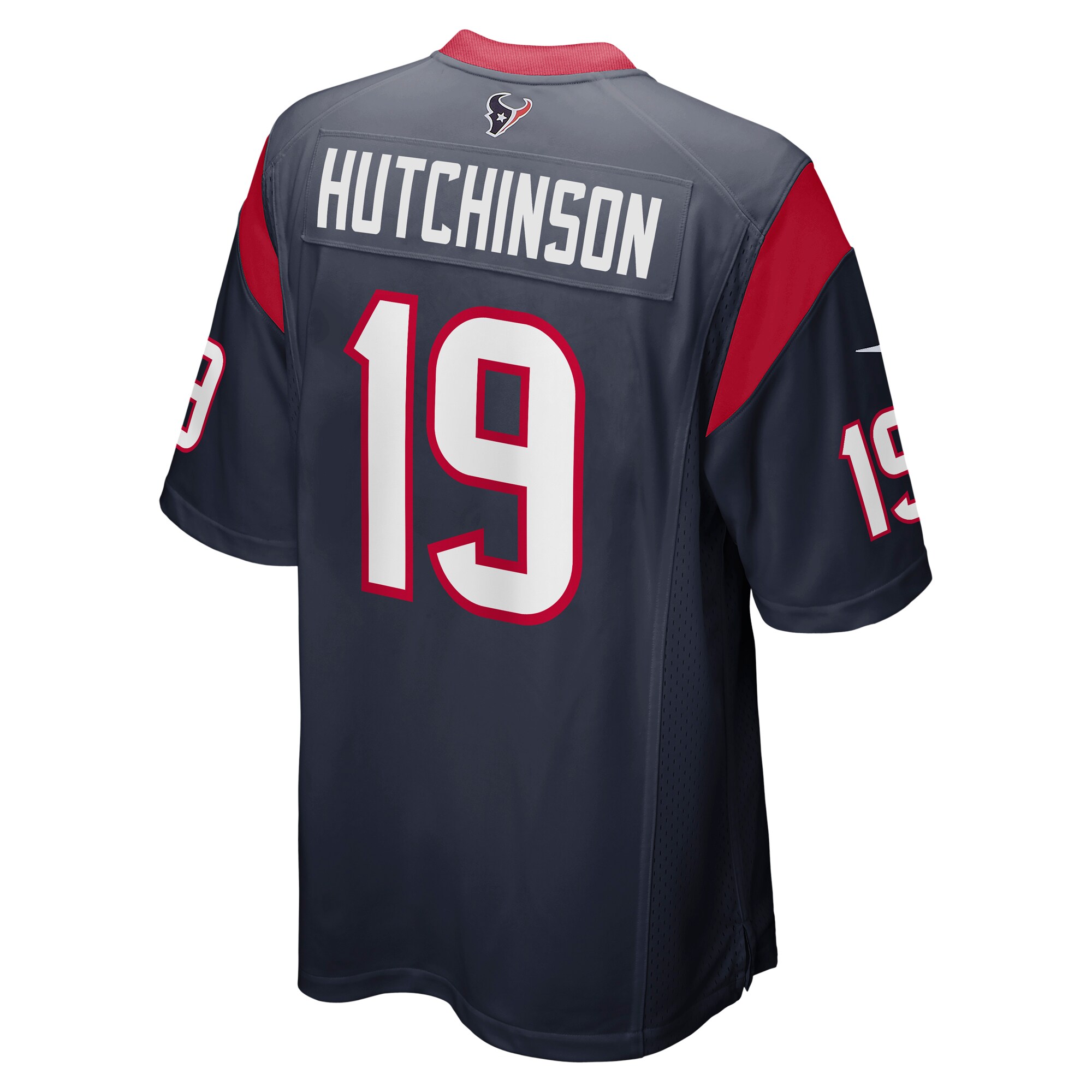 Xavier Hutchinson Houston Texans  Team Game Jersey - Navy