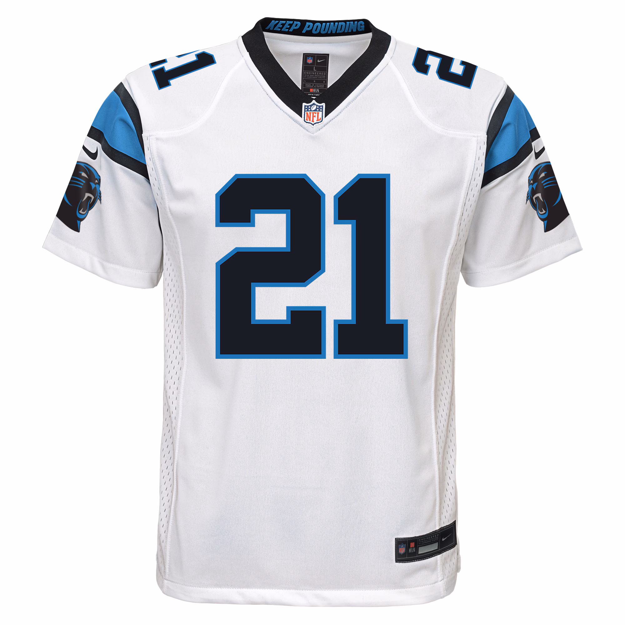 Jeremy Chinn Carolina Panthers Youth Game Jersey - Black