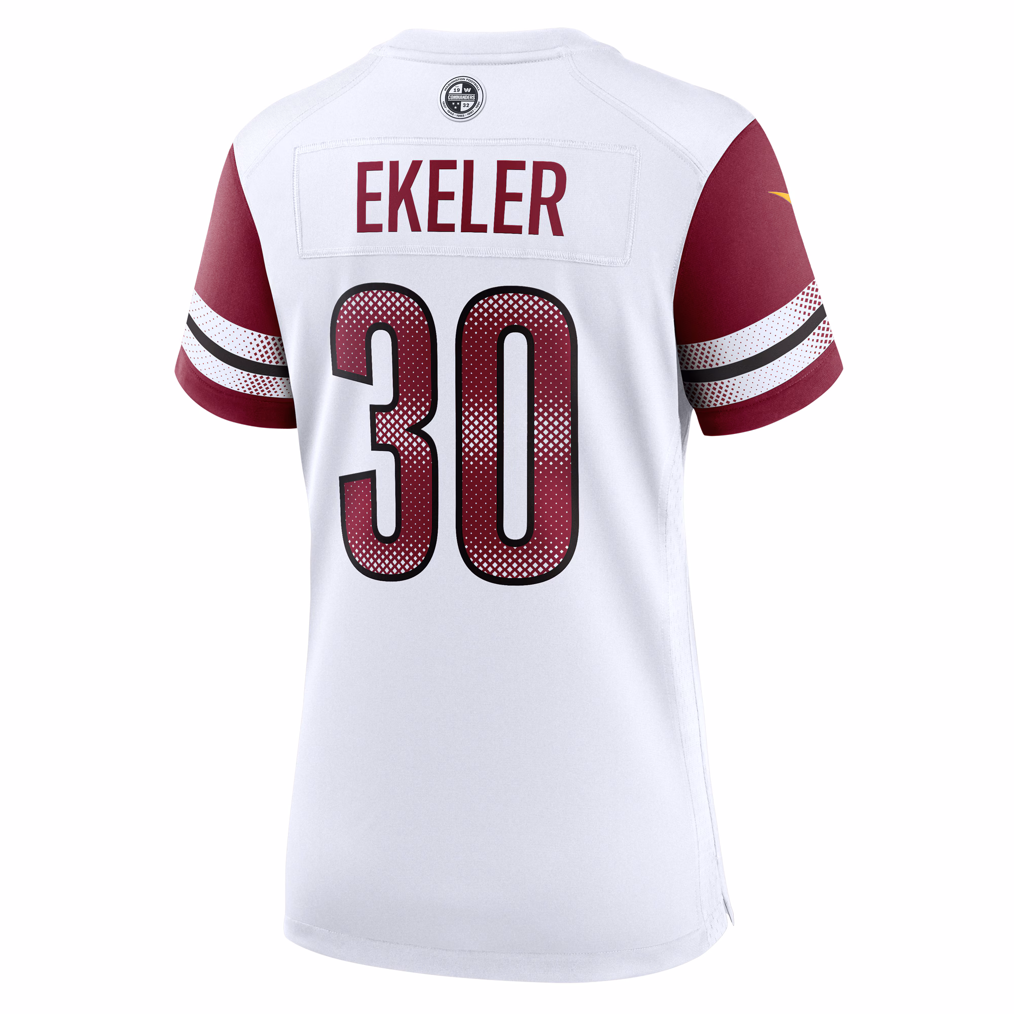 Austin Ekeler Washington Commanders Women's Game Jersey -  White